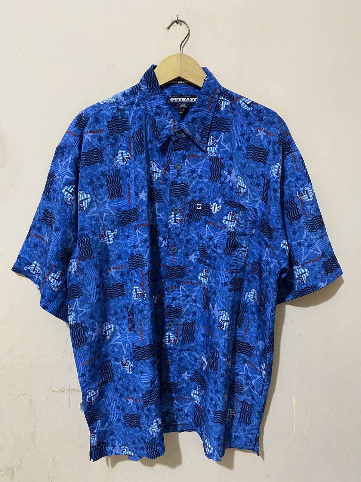 Rap Tees Vintage Outkast Rap All Over Print Shirt Size US XL / EU 56 / 4 - 1 Thumbnail