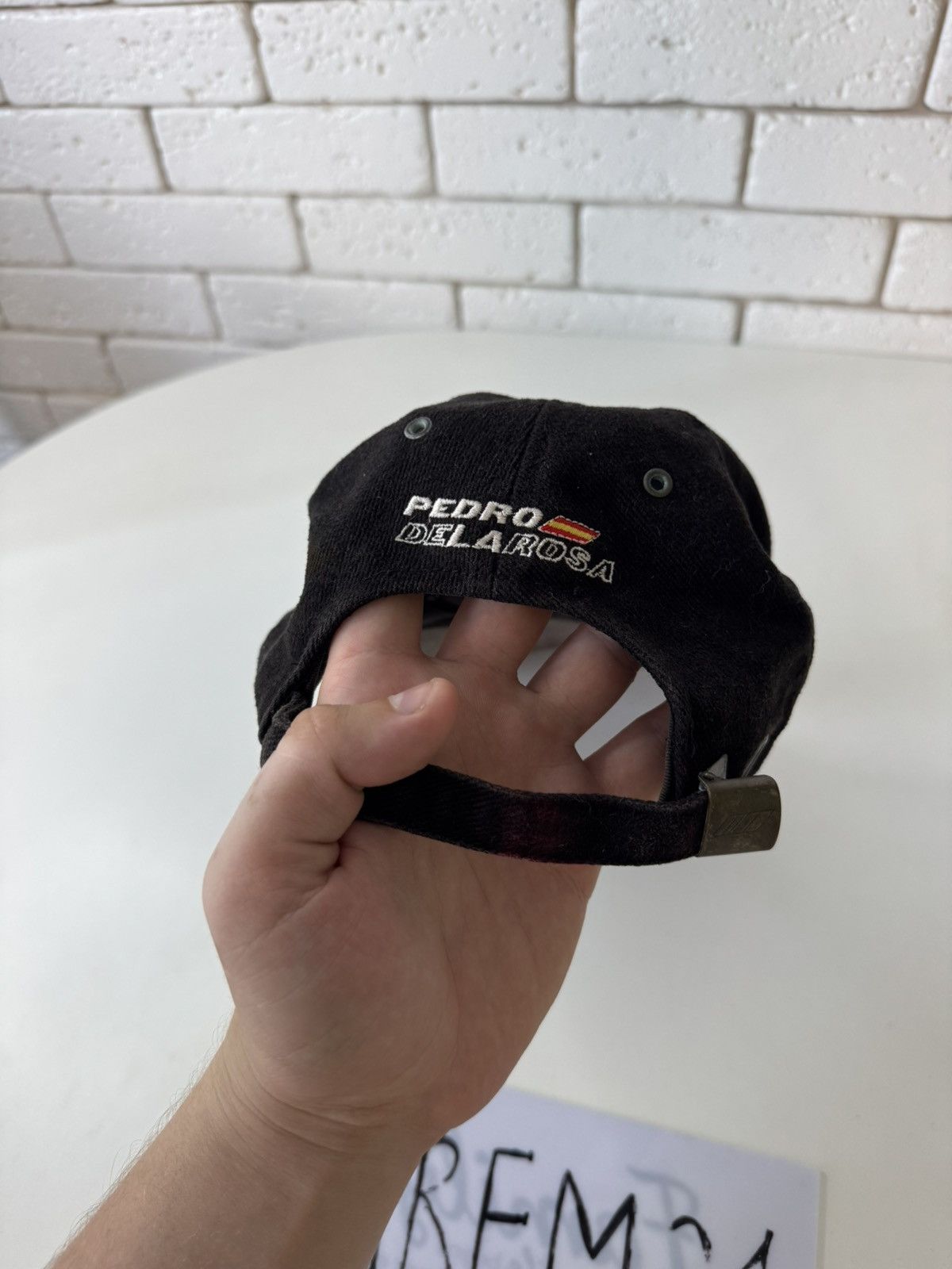 Vintage Orange Arrows F1 Team Pedro Delarosa Formula One cap hat Size ONE SIZE - 4 Thumbnail