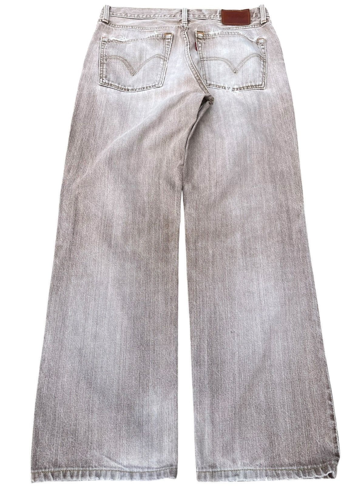 Levi's Vintage Y2K Levi’s 502 Brown Faded Washed Straight Leg Jeans Size US 32 / EU 48 - 2 Thumbnail
