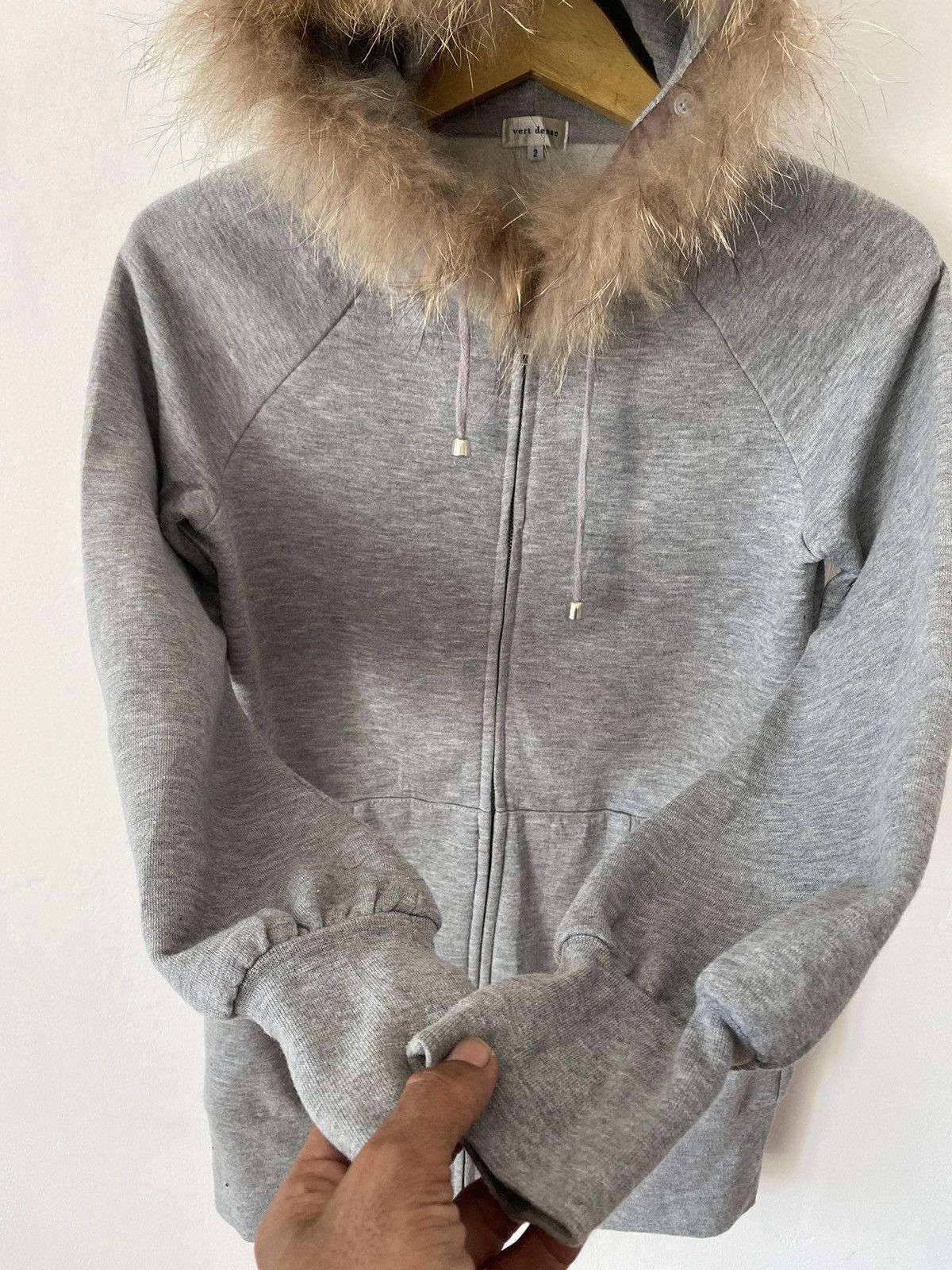 If Six Was Nine × Japanese Brand × Le Grande Bleu (L.G.B.) Vert Dense Faux Fur Hoodie IfSixWasNine LGB style Size M / US 6-8 / IT 42-44 - 5 Thumbnail
