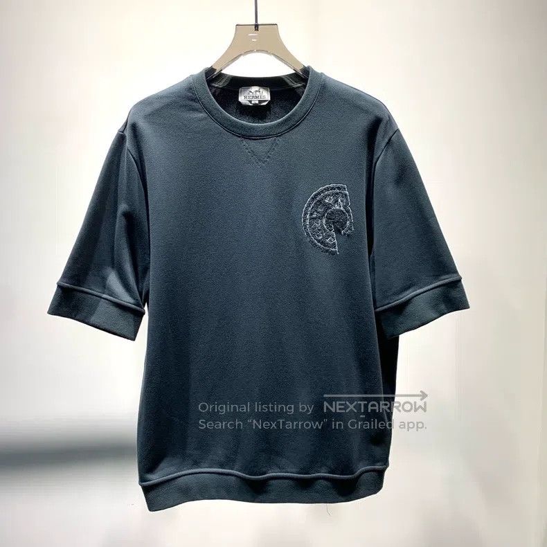 Hermes Hermes Cotton short-sleeve T-shirt Size US XL / EU 56 / 4 - 1 Thumbnail