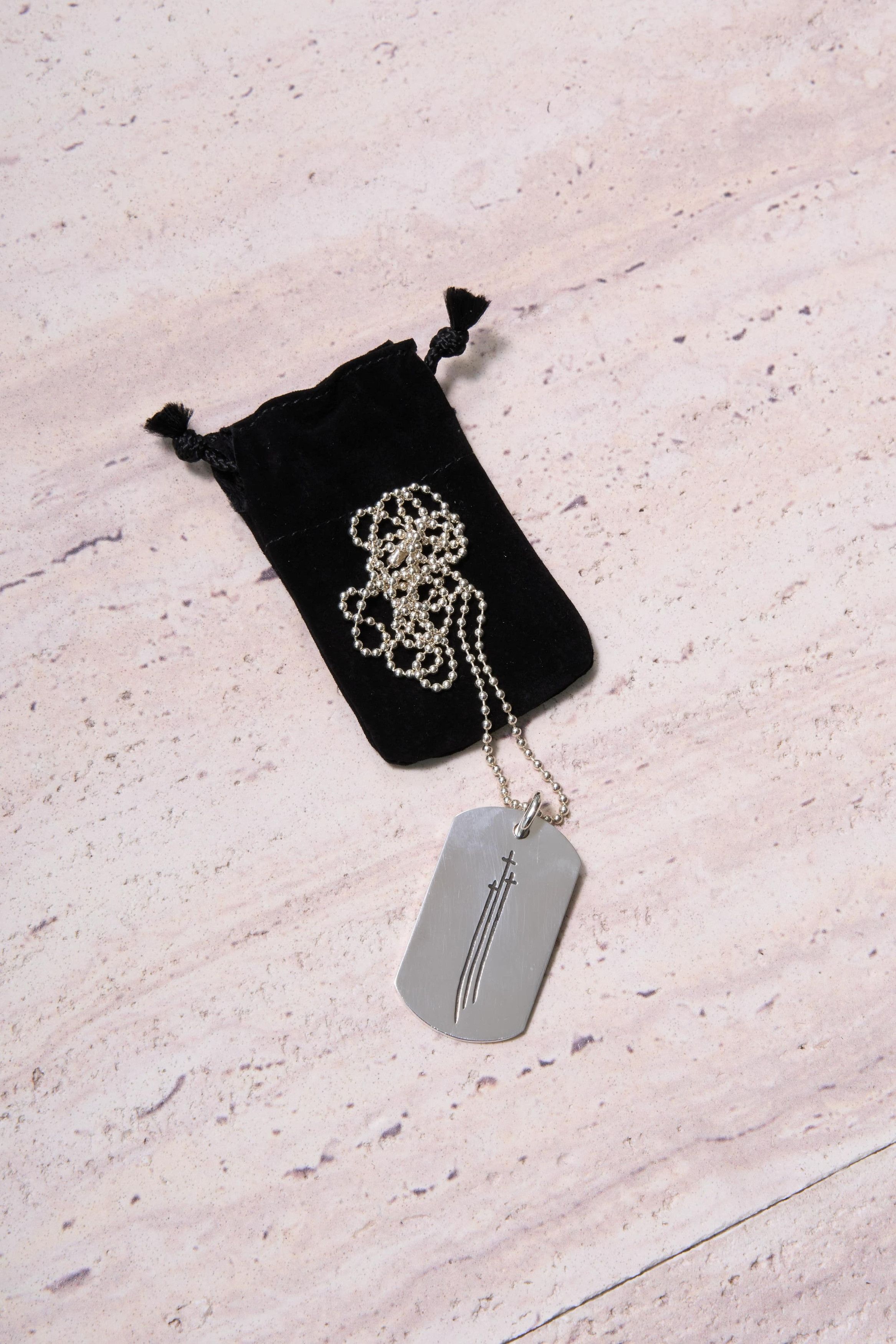 Chrome Hearts Chrome Hearts RS 3 Cross Dog Tag silver Size ONE SIZE - 2 Thumbnail