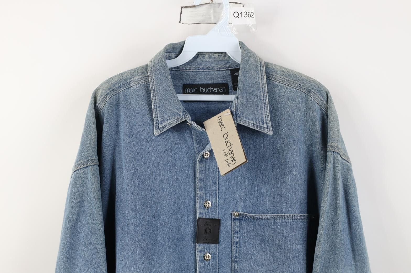 Pelle Pelle Deadstock Vintage 90s Pelle Pelle Collared Button Shirt Size US M / EU 48-50 / 2 - 2 Thumbnail