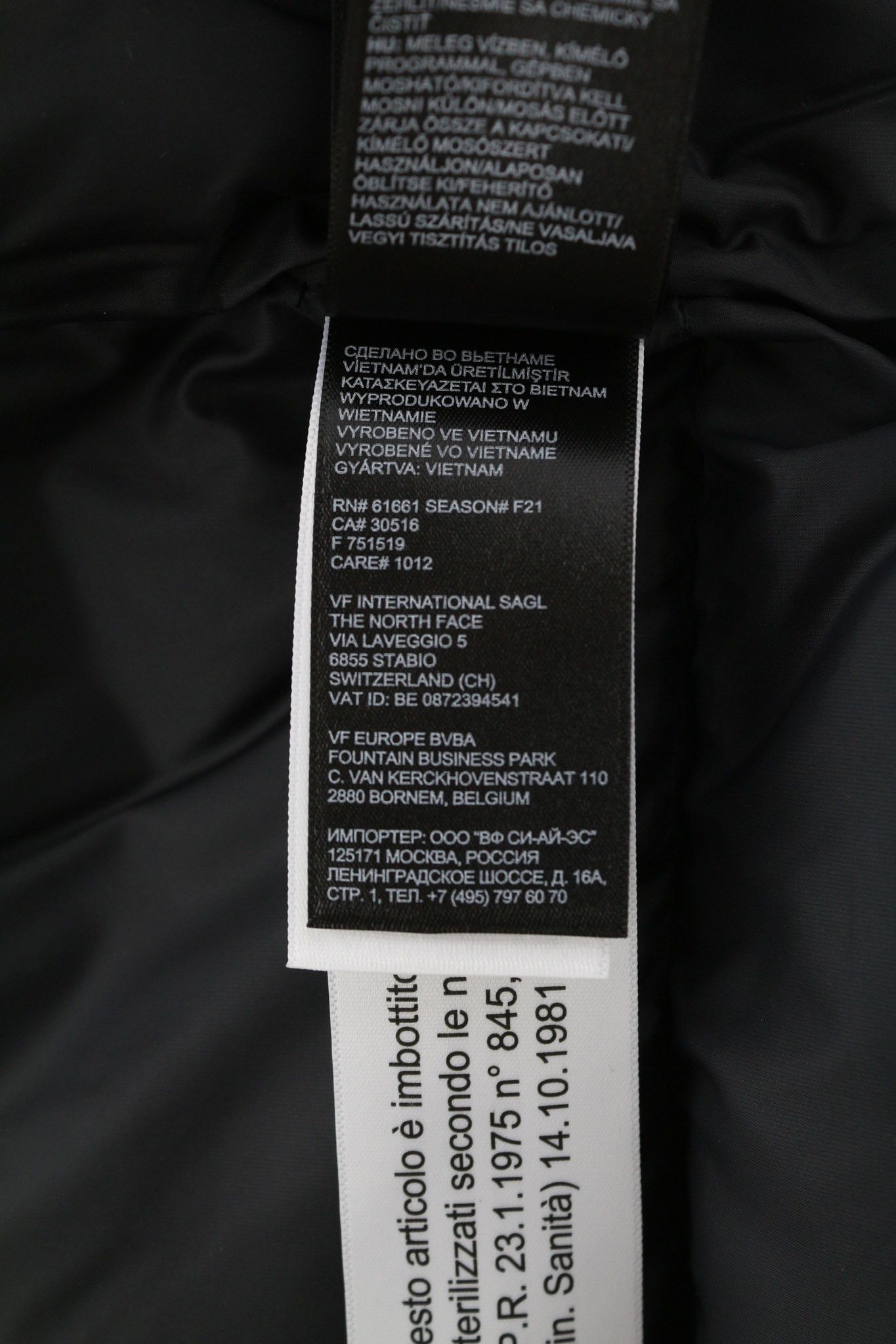 The North Face DIABLO DOWN XS 700 Down Insulation Quilted Puffer 81694 Size XS / US 0-2 / IT 36-38 - 10 Thumbnail