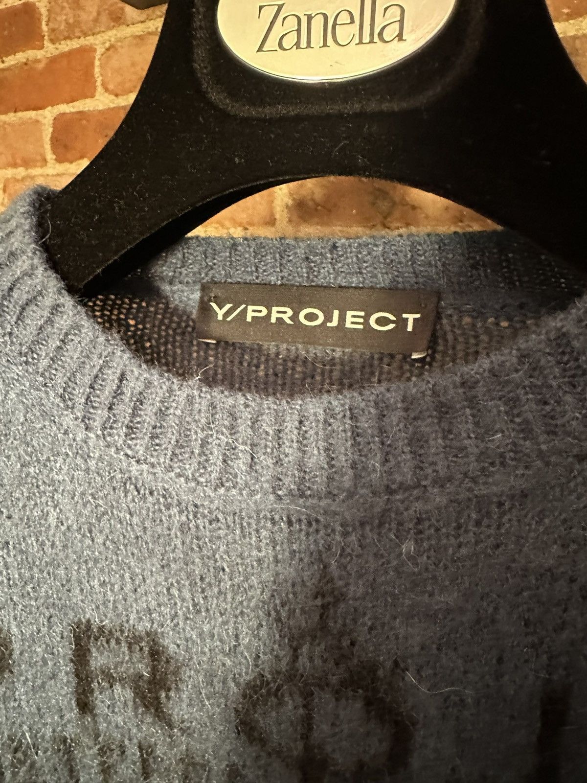 Y/Project Paris Best Mohair Jacquard Sweater Size US S / EU 44-46 / 1 - 5 Thumbnail