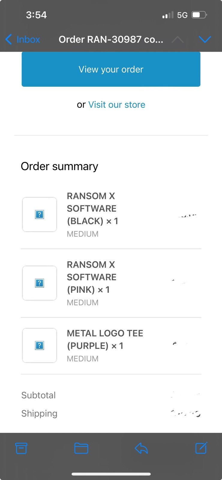 Ransom Clothing Ransom Clothing X Software Pink Vector T Shirt - Medium Size US M / EU 48-50 / 2 - 14 Thumbnail