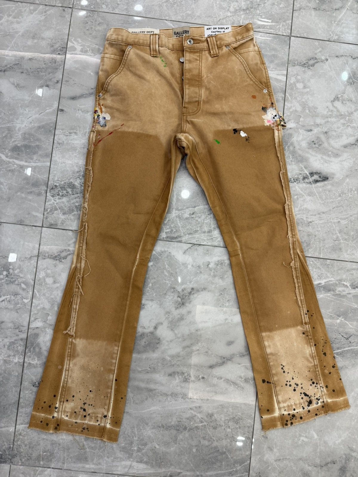 Gallery Dept. Beige Carpenter Jeans
