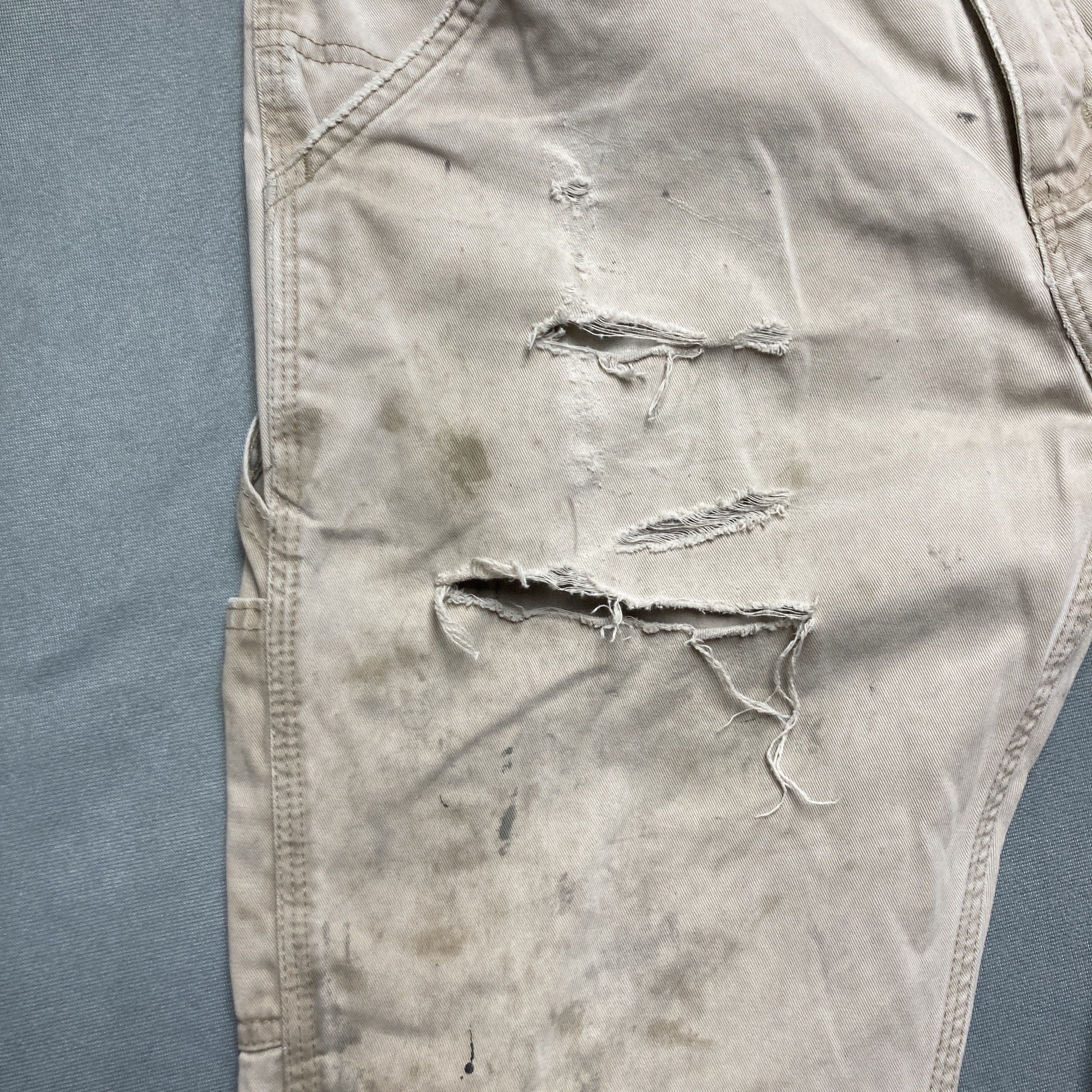 Carhartt Carhartt B324 Field Khaki Washed Twill Carpenter Pants 32x30 Size US 32 / EU 48 - 7 Thumbnail