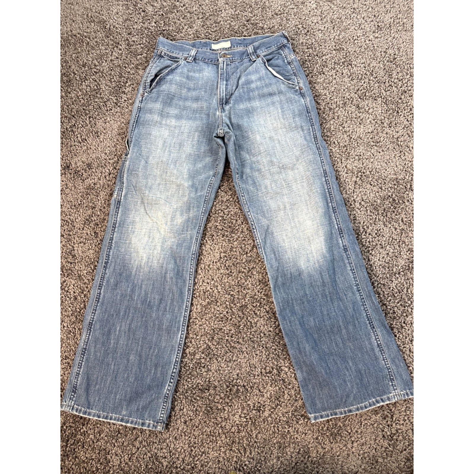 American Eagle Outfitters VINTAGE American Eagle Carpenter Jeans Mens 30x30 Baggy Skater Workwear Y2K Size US 30 / EU 46 - 6 Thumbnail