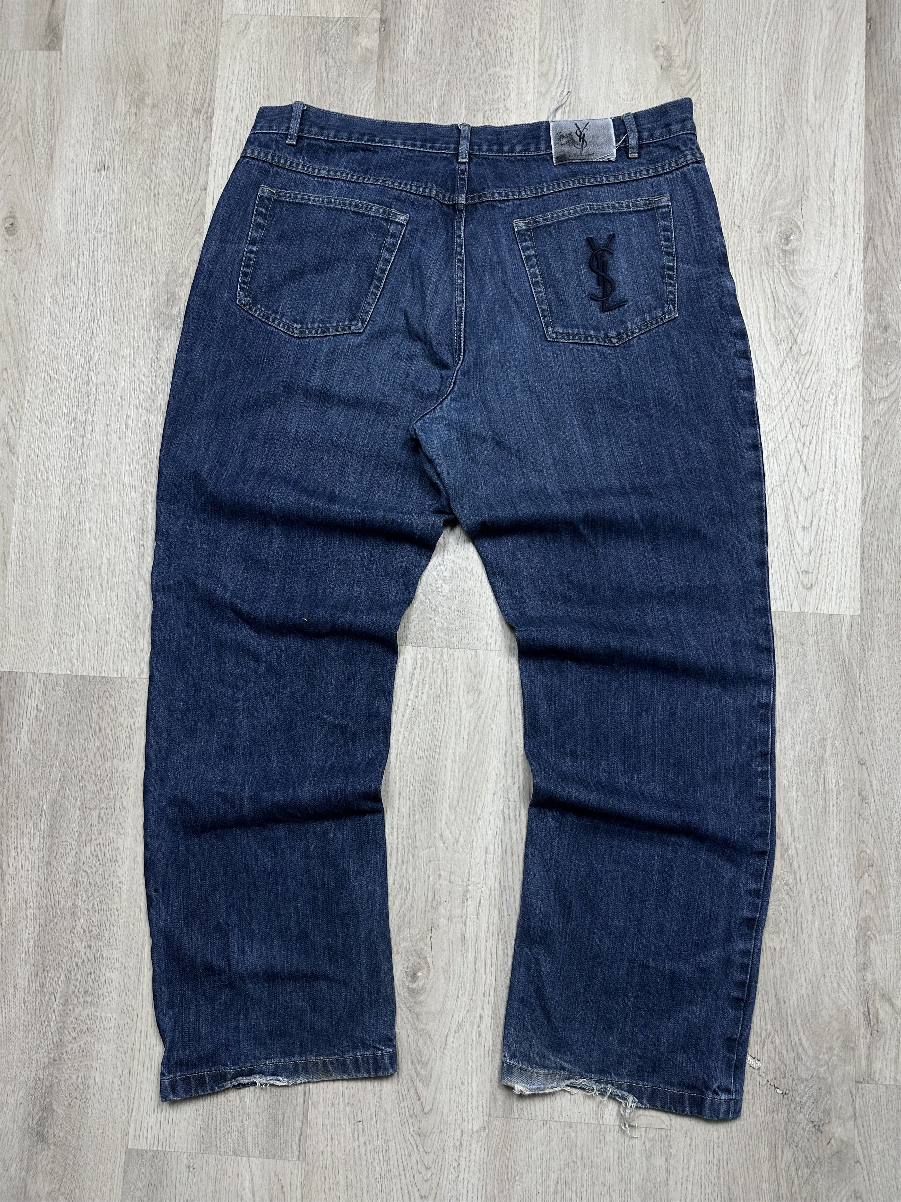 Yves Saint Laurent Yves Saint Laurent YSL Vintage Mens Denim Pants Jeans Size US 40 / EU 56 - 1 Thumbnail
