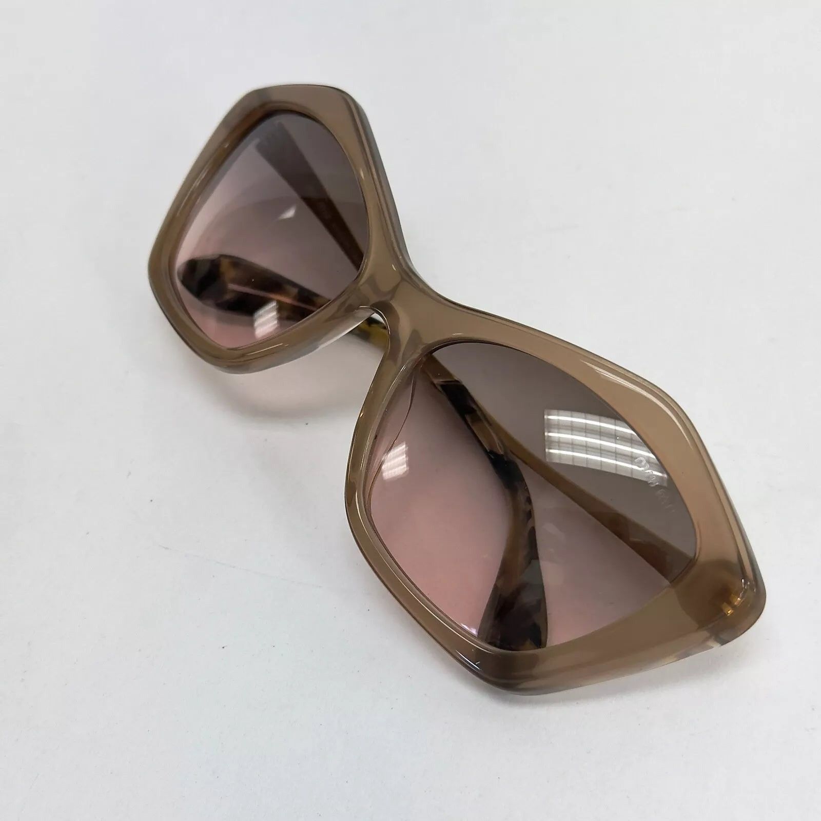 Miu Miu MIU MIU 02O Antique Gold Mink Pink Retro Cat Eye SMU02O Size ONE SIZE - 3 Thumbnail