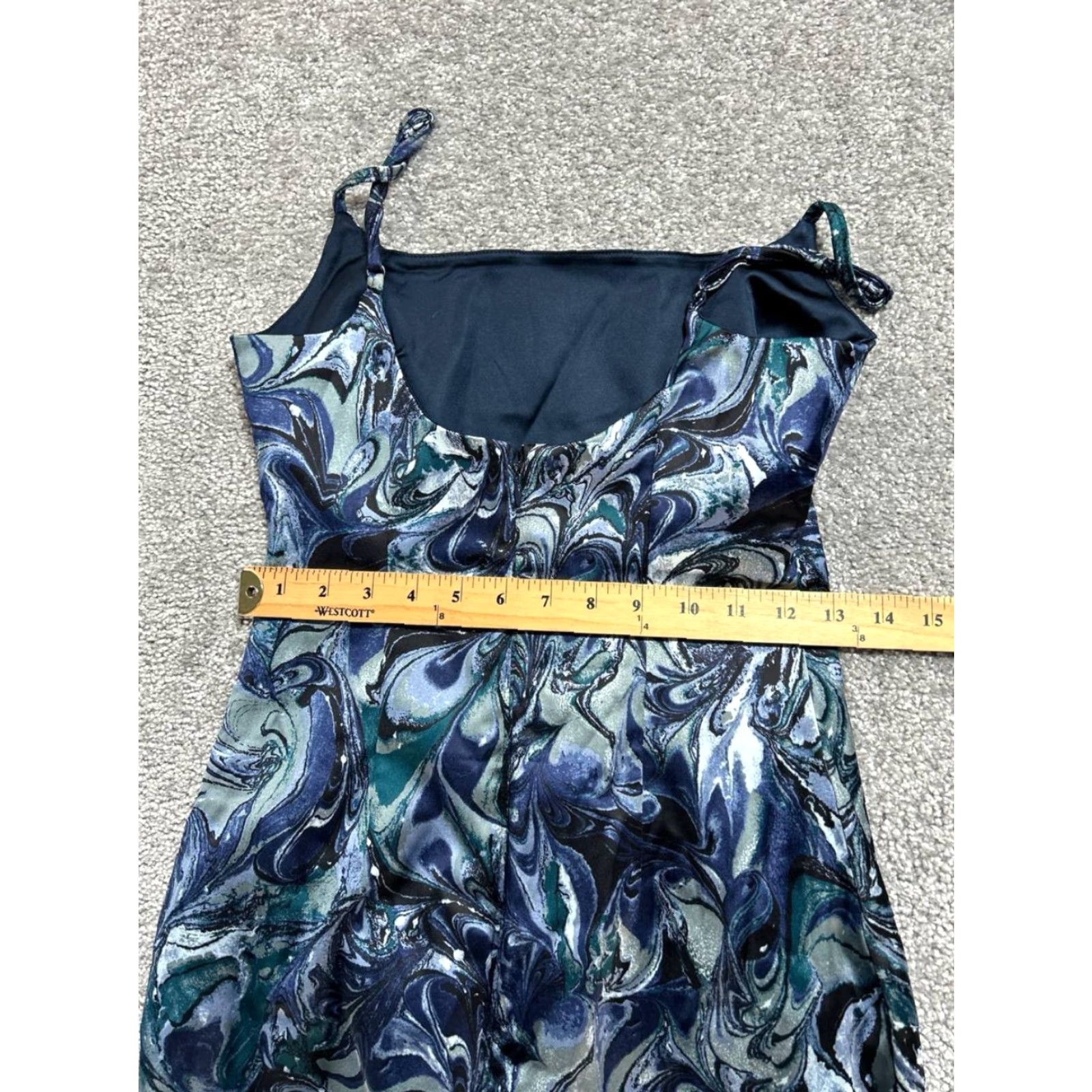 Abercrombie & Fitch Abercrombie & Fitch Sleeveless Mini Dress Womens Small Multicolor Swirl Print Size S / US 4 / IT 40 - 5 Thumbnail