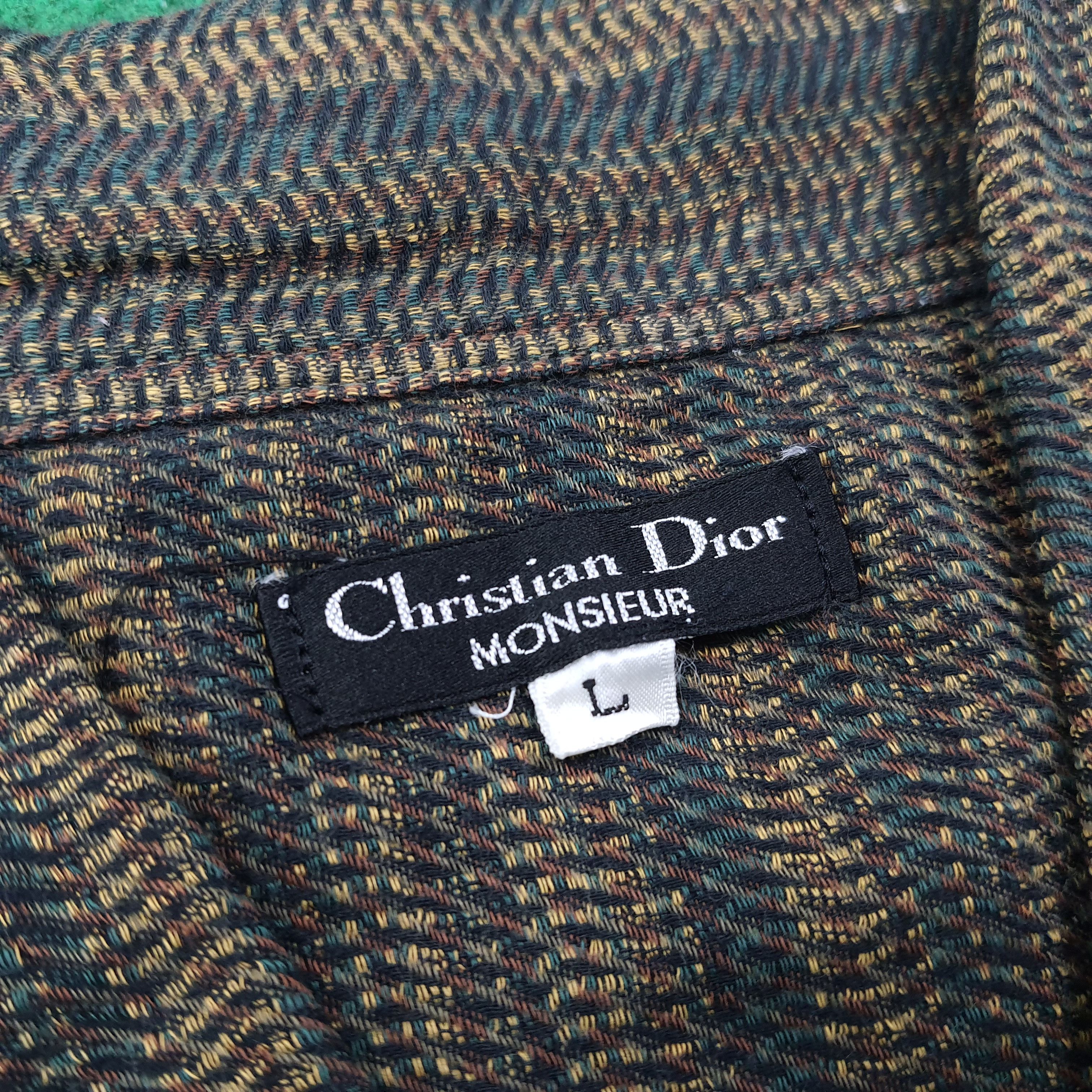 Christian Dior Monsieur Vintage Christian Dior Custom logo Button Up Shirt C267N10 Size US L / EU 52-54 / 3 - 5 Thumbnail