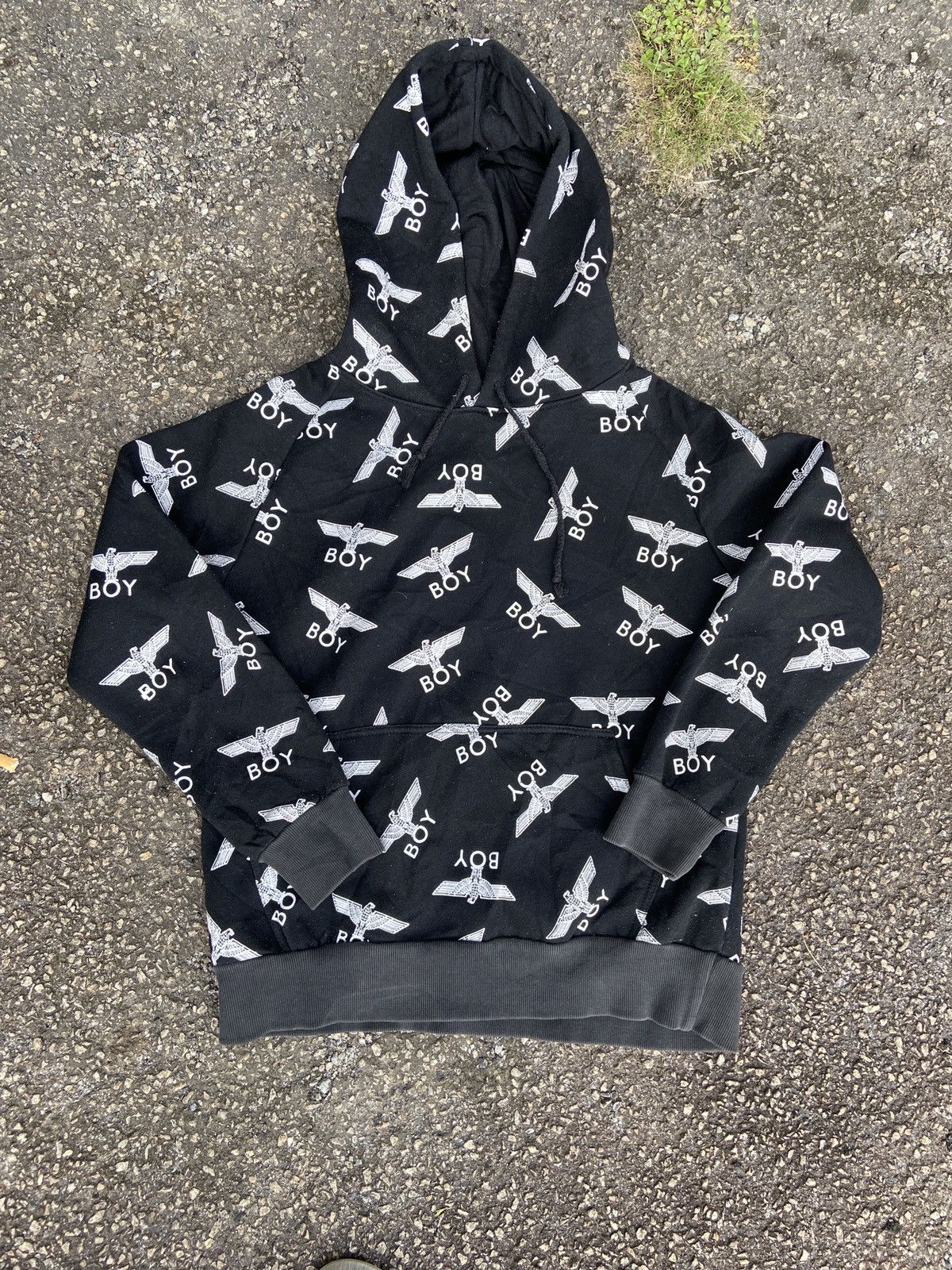 Boy London × Vintage Vintage Monogram Boy London Hoodie Size US L / EU 52-54 / 3 - 2 Thumbnail