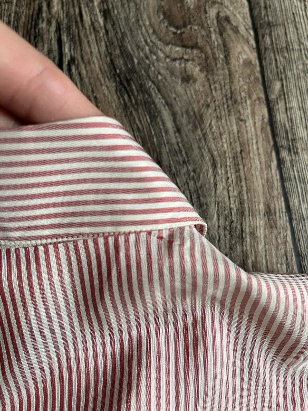 Salvatore Ferragamo VINTAGE SALVATORE FERRAGAMO STRIPED SILK SHIRT MADE IN ITALY Size M / US 6-8 / IT 42-44 - 12 Thumbnail