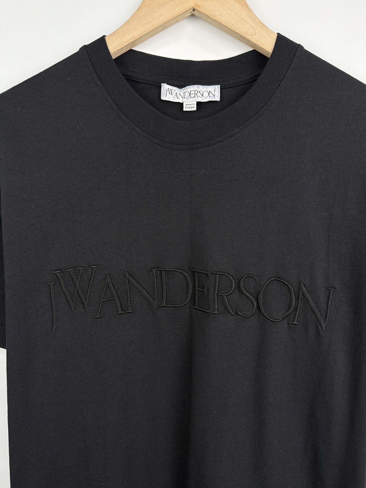 JW Anderson 🇬🇧 J.W. ANDERSON Classic T-Shirt Embroidered Big Logo Rare Size US S / EU 44-46 / 1 - 5 Thumbnail