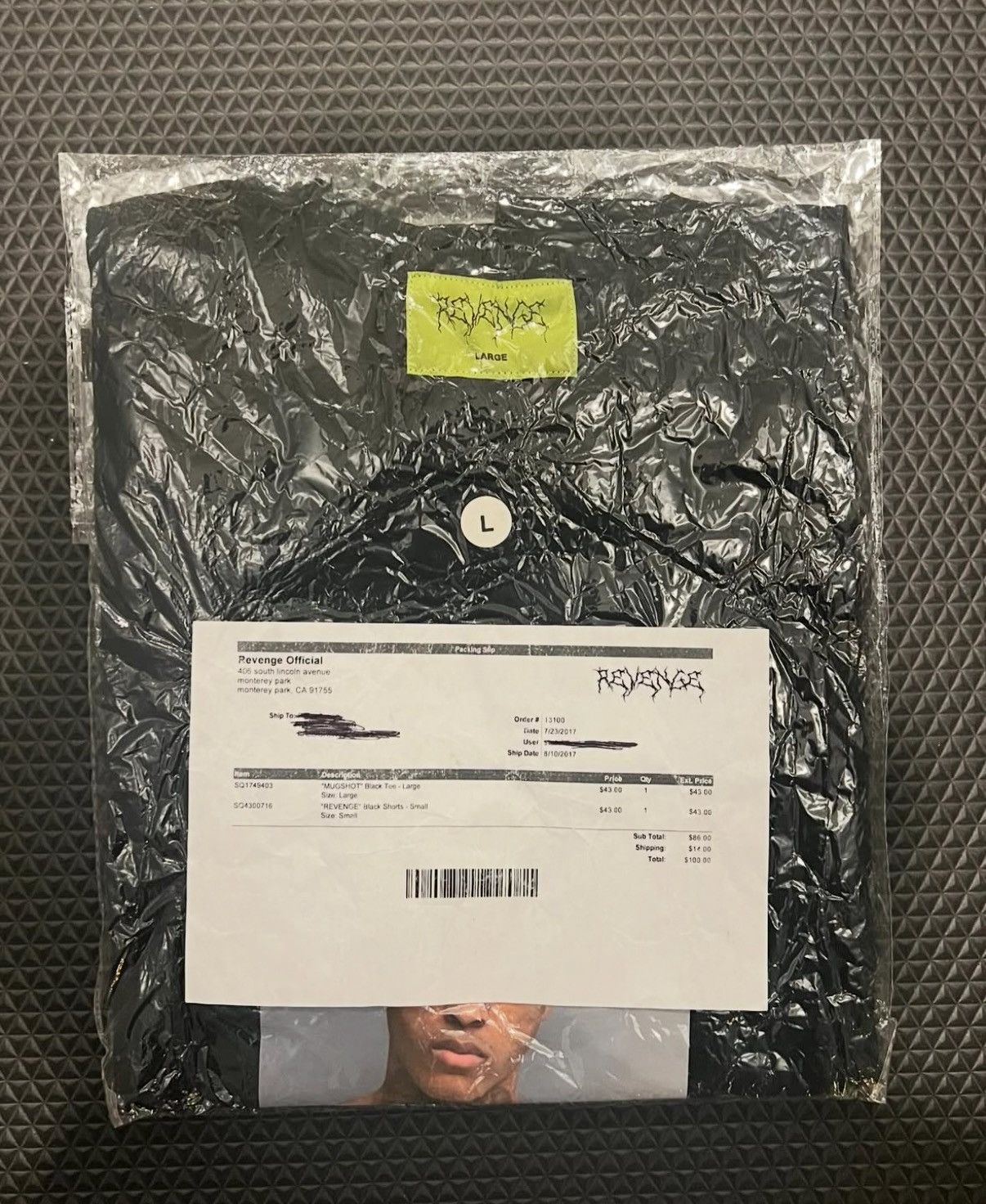 Revenge (DS) (L) Revenge XXXTENTACION Mugshot Tee Size US L / EU 52-54 / 3 - 1 Thumbnail