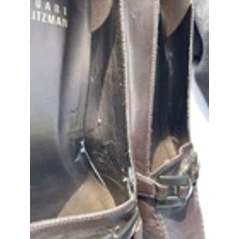 Stuart Weitzman Womens STUART WEITZMAN Brown Square Toe Block Heels Size US 6 / IT 36 - 6 Thumbnail