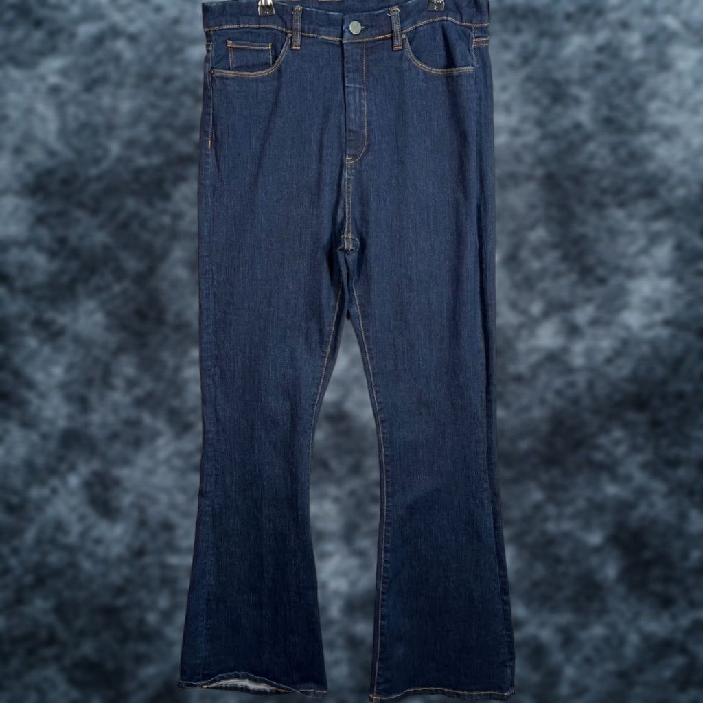 Vintage BLANKNYC Jeans Womens Flare Leg Size 31 Dark Denim Size 24" / US 00 / IT 34 - 1 Thumbnail