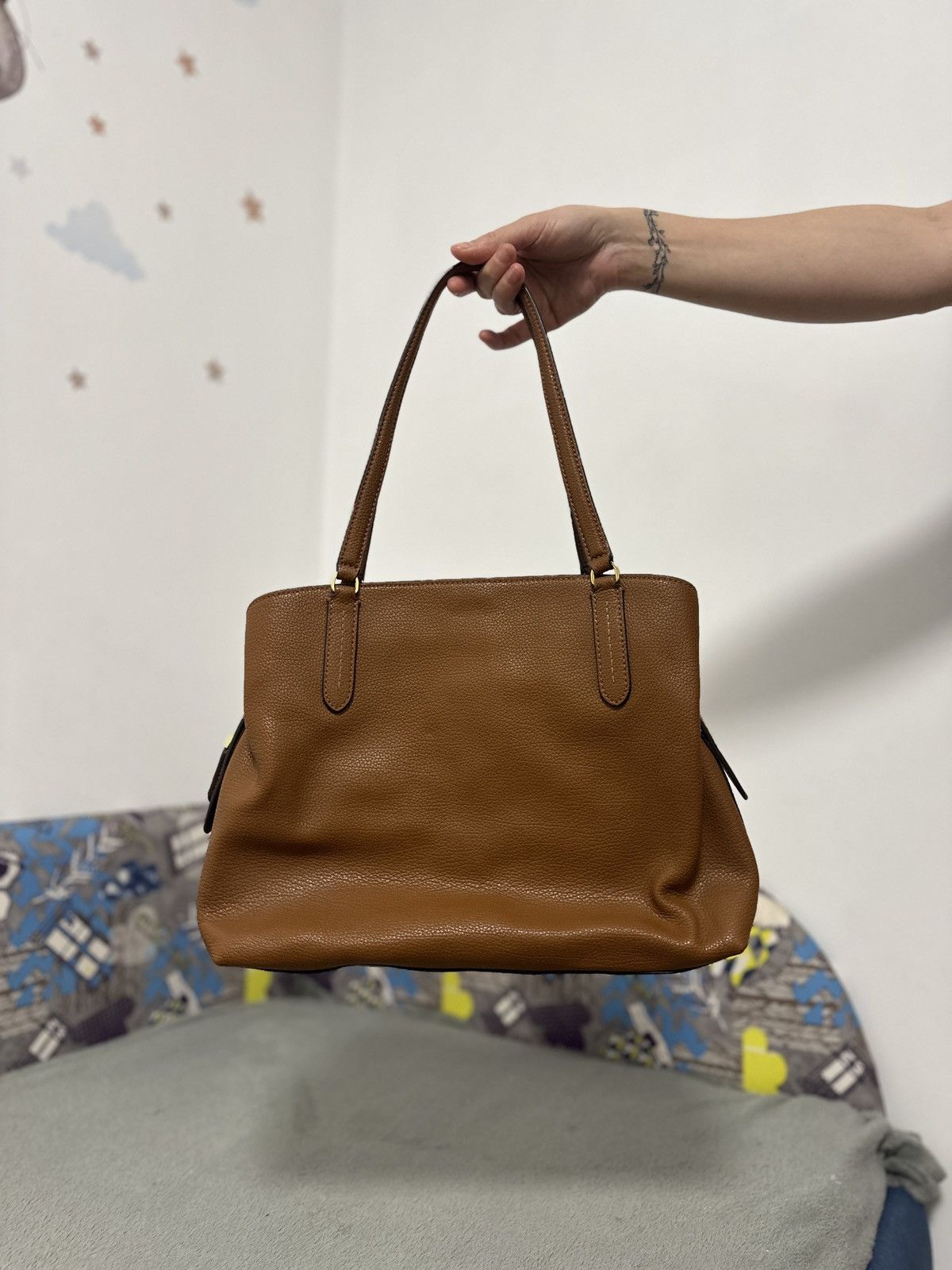 Ralph Lauren Ralph Lauren Cow Leather Tote Bag Size ONE SIZE - 14 Thumbnail