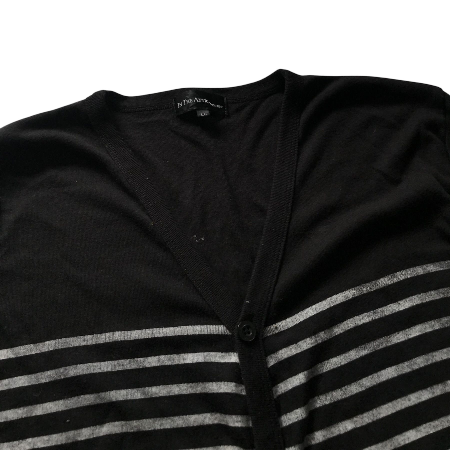 In The Attic In The Attic Homme Striped Grunge Cardigan Size US L / EU 52-54 / 3 - 3 Thumbnail