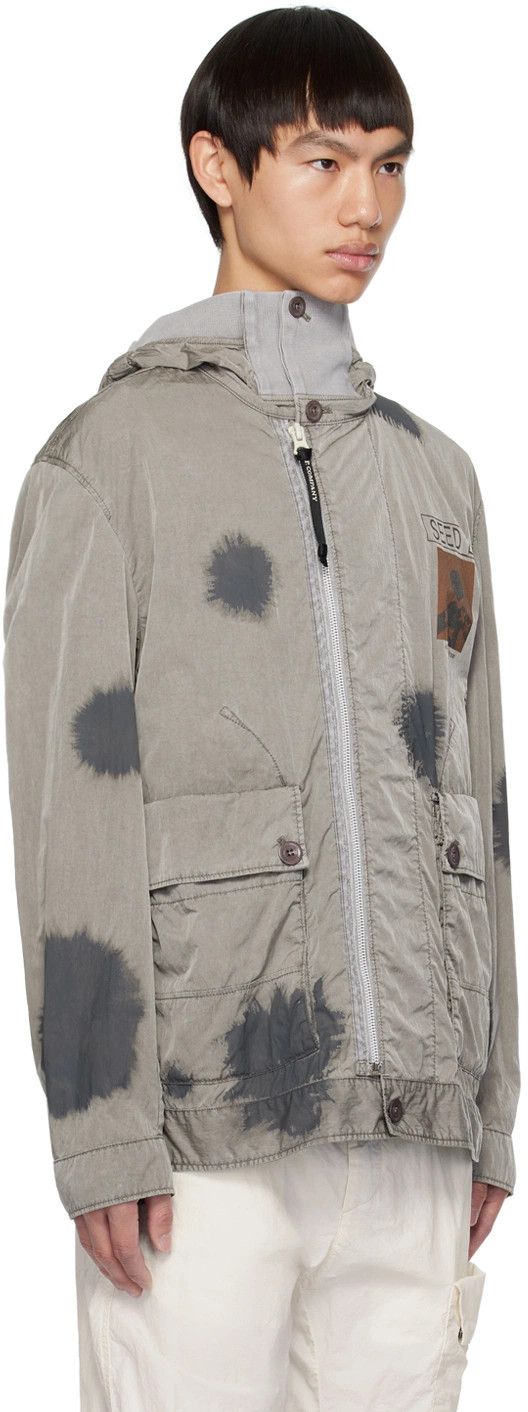 C.P. Company o1y1224 Two-tone Hooded Jacket in Grey Size US S / EU 44-46 / 1 - 2 Thumbnail