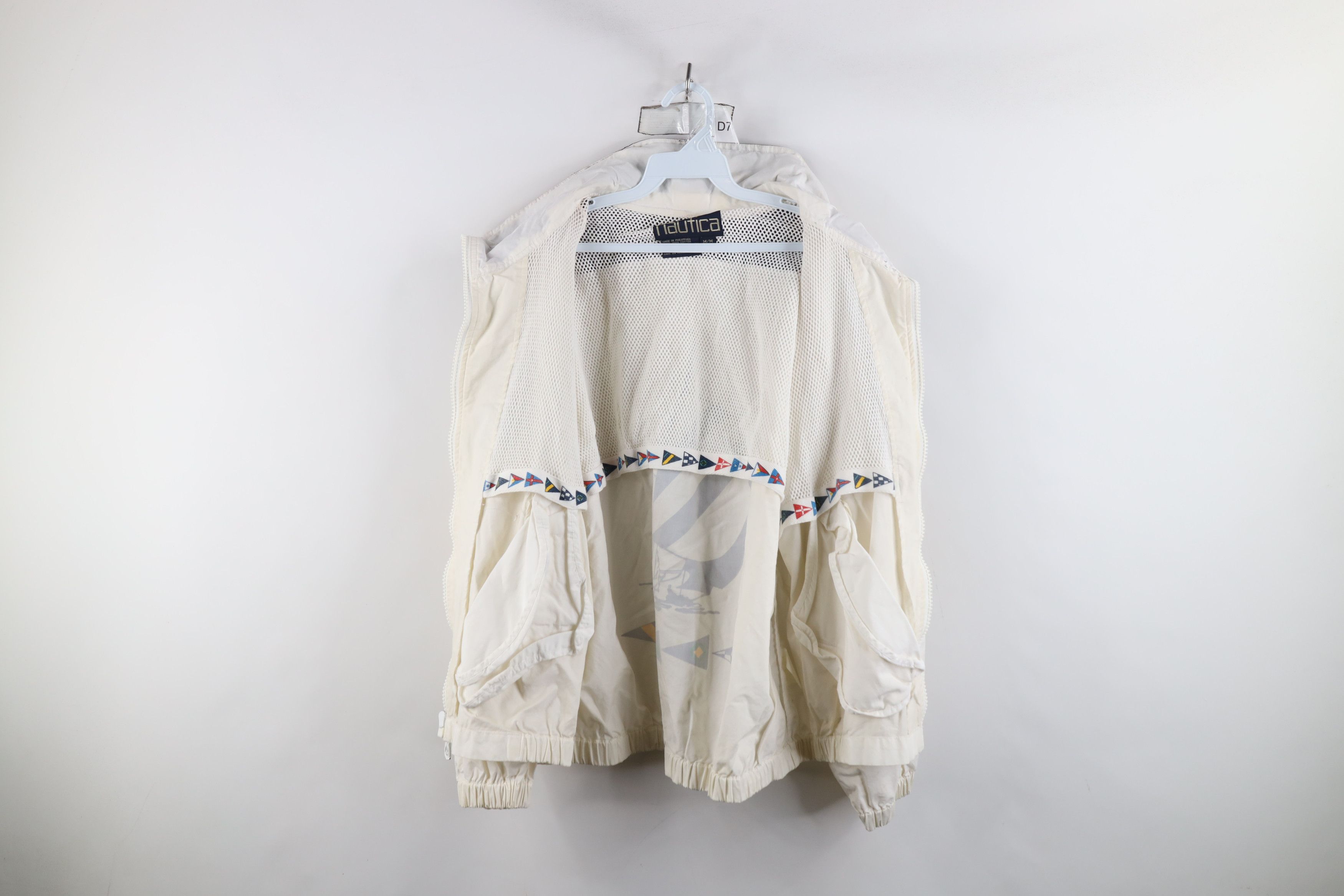 Nautica × Vintage Vintage 90s Nautica Spell Out Boxy Fit Sailing Jacket Size US M / EU 48-50 / 2 - 9 Thumbnail
