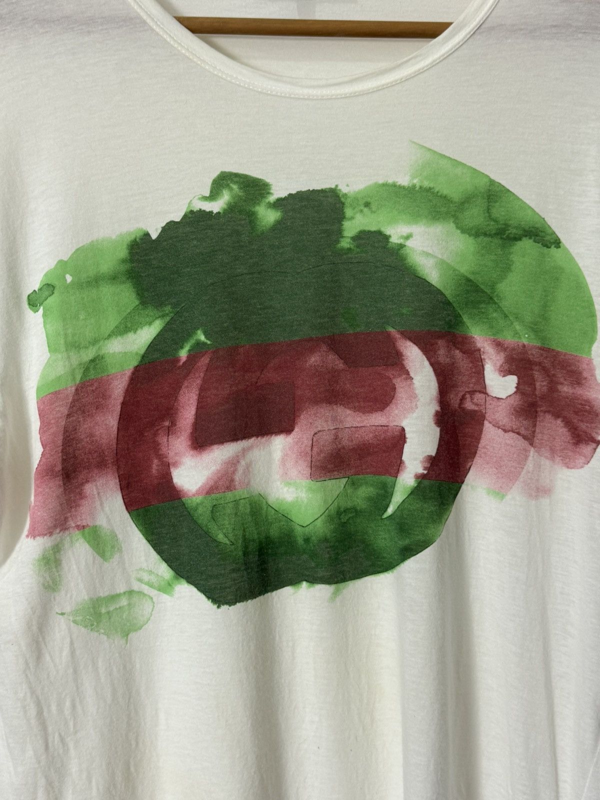 Gucci Gucci Watercolor Tee Size US M / EU 48-50 / 2 - 2 Thumbnail