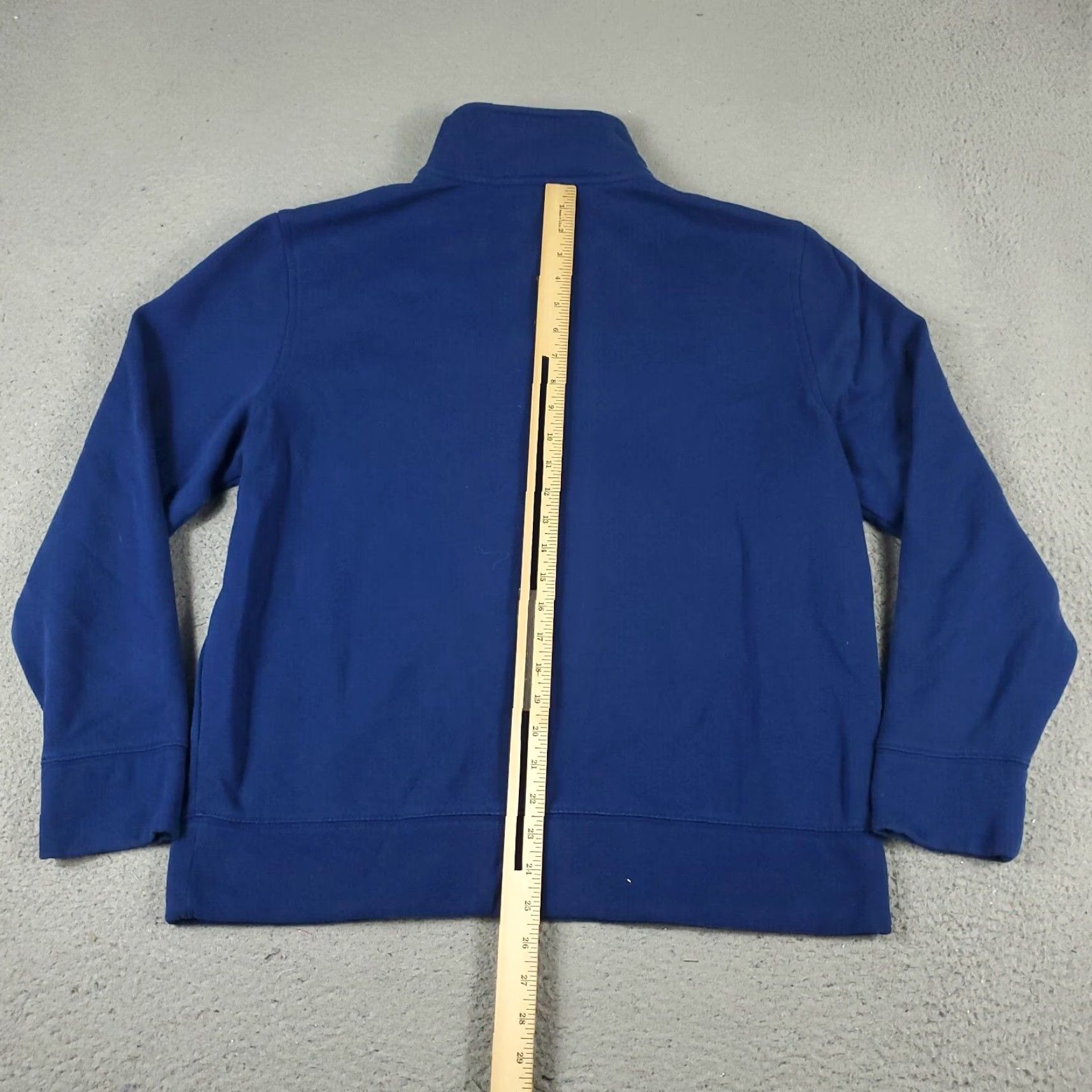 Nautica Nautica Mens Medium Blue Casual 1/4 Zip Up Pullover Sweatshirt Extra Large XL Size US M / EU 48-50 / 2 - 5 Thumbnail