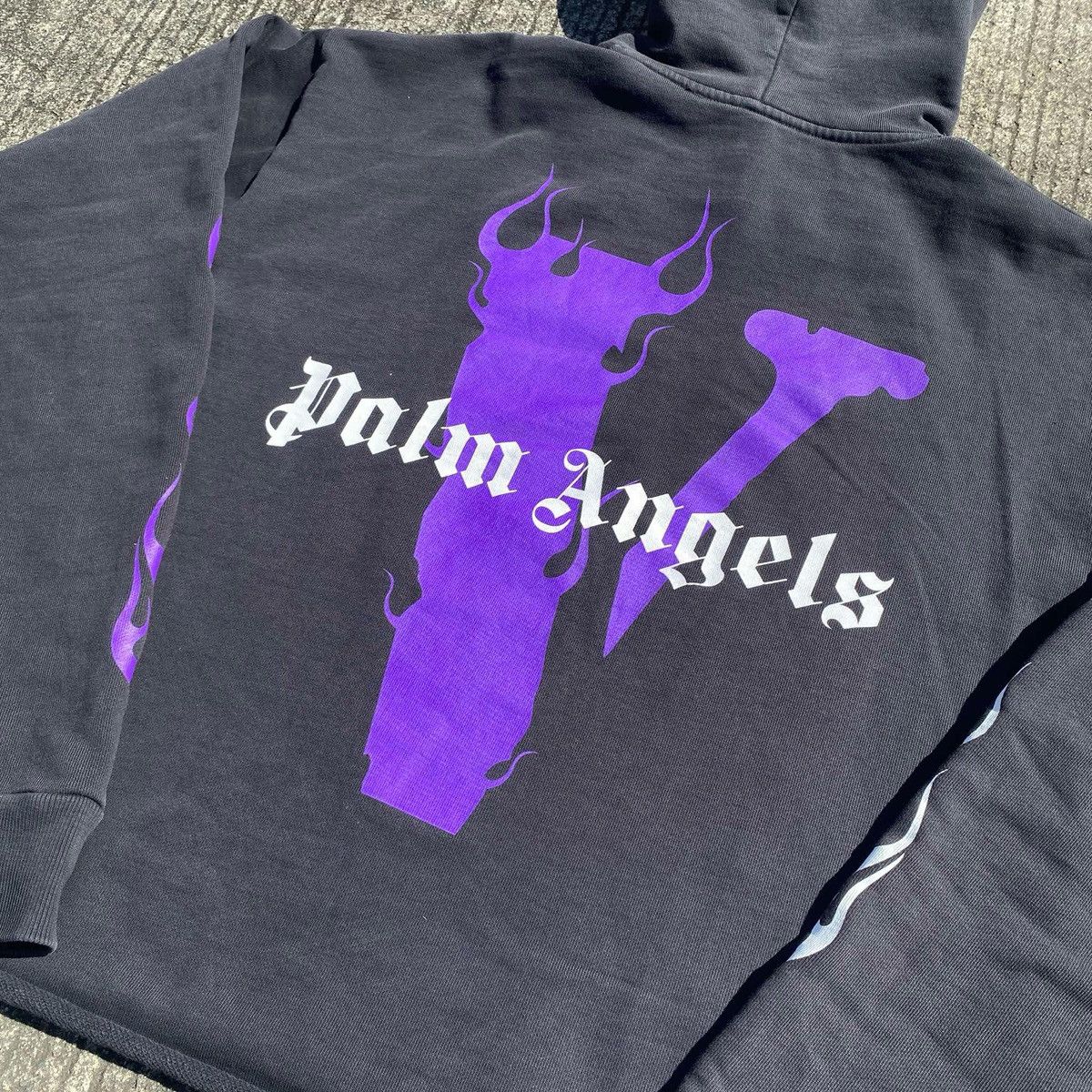 Palm Angels × Vlone Vlone x Palm Angels Flame Hoodie Size US L / EU 52-54 / 3 - 4 Thumbnail