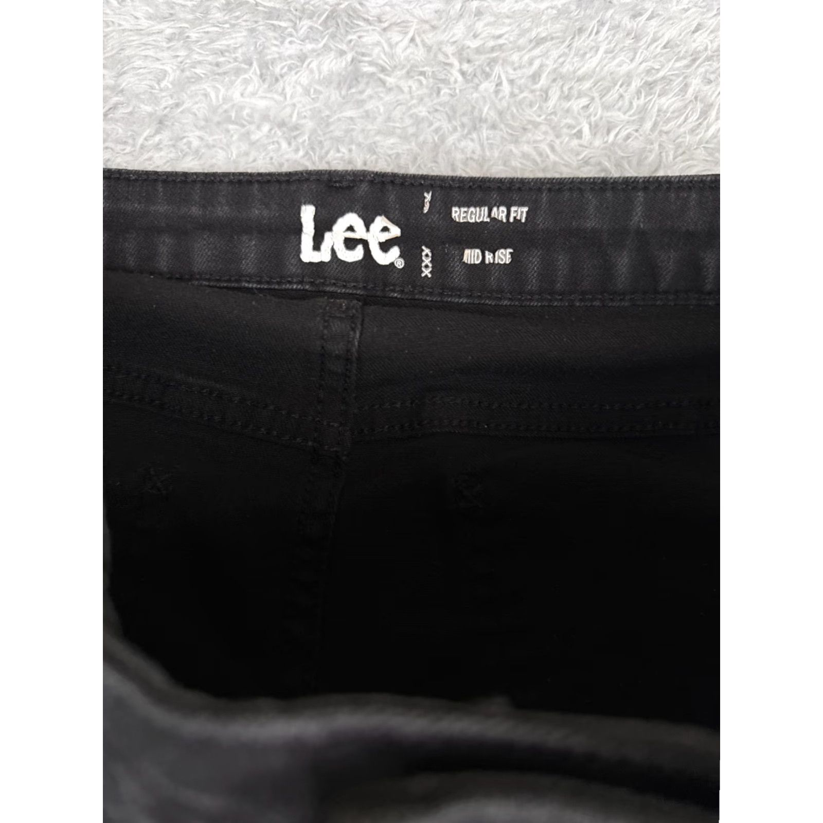 Lee Vintage Lee Women’s Jeans Bootcut Mid Rise Regular Fit 30x31 Black Denim Cotton Southwest Style Size 32" / US 10 / IT 46 - 6 Thumbnail