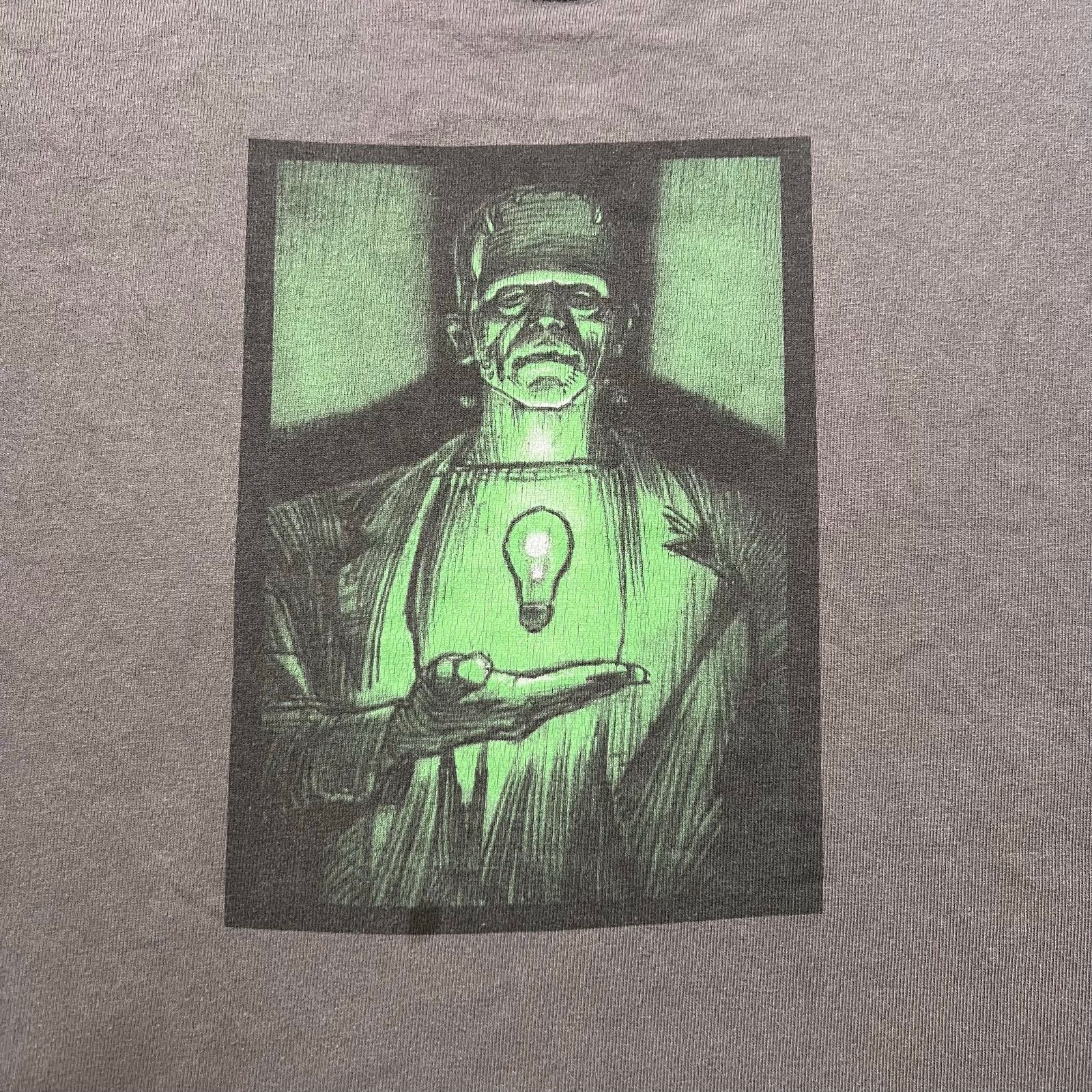 Vintage Vintage Frankenstein Glow Light Bulb T Shirt XL USA Horror Size US XL / EU 56 / 4 - 4 Thumbnail
