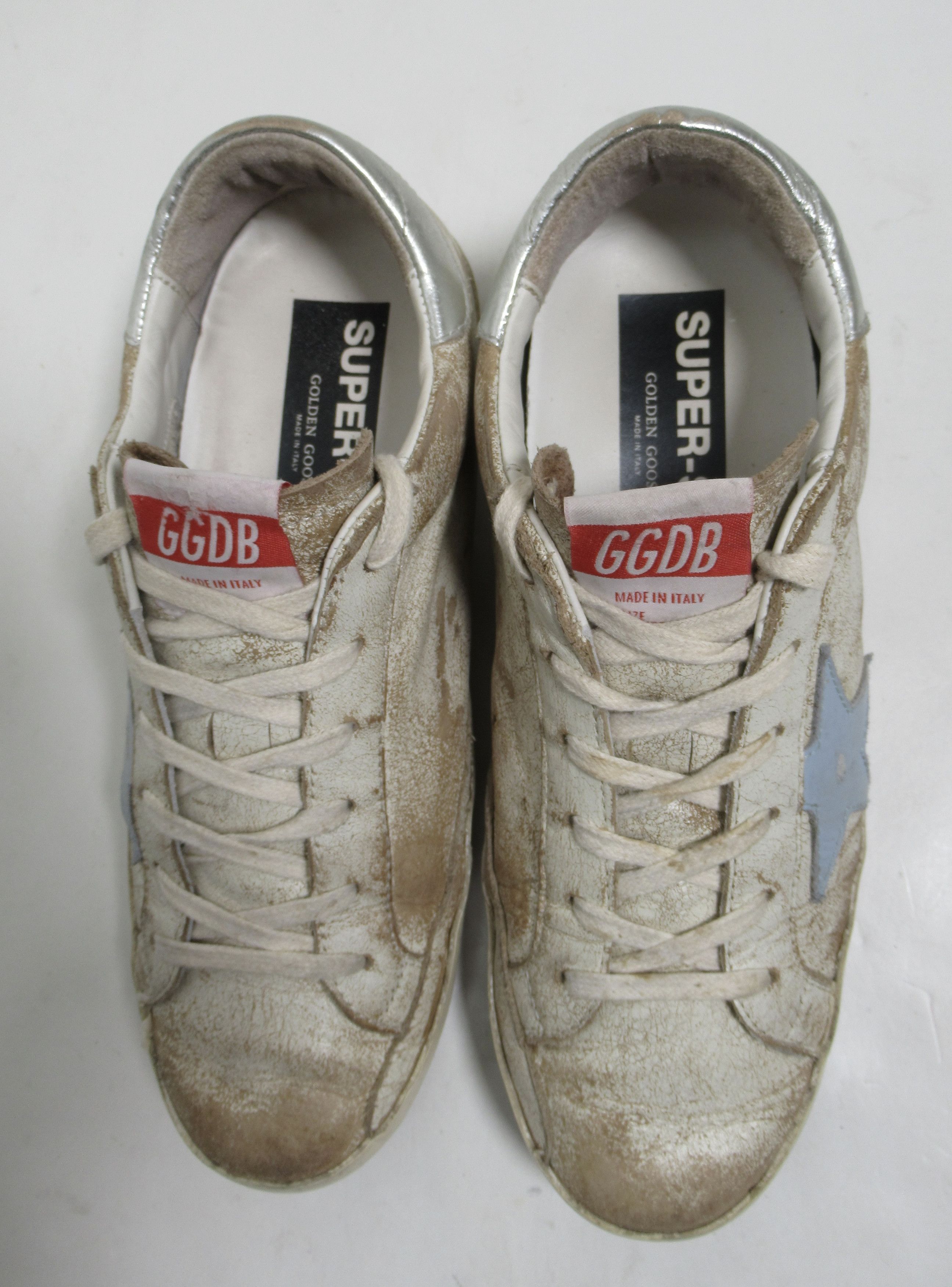 Golden Goose Golden Goose Women's Super-Star Distressed Sneaker Size US 9 / IT 39 - 3 Thumbnail