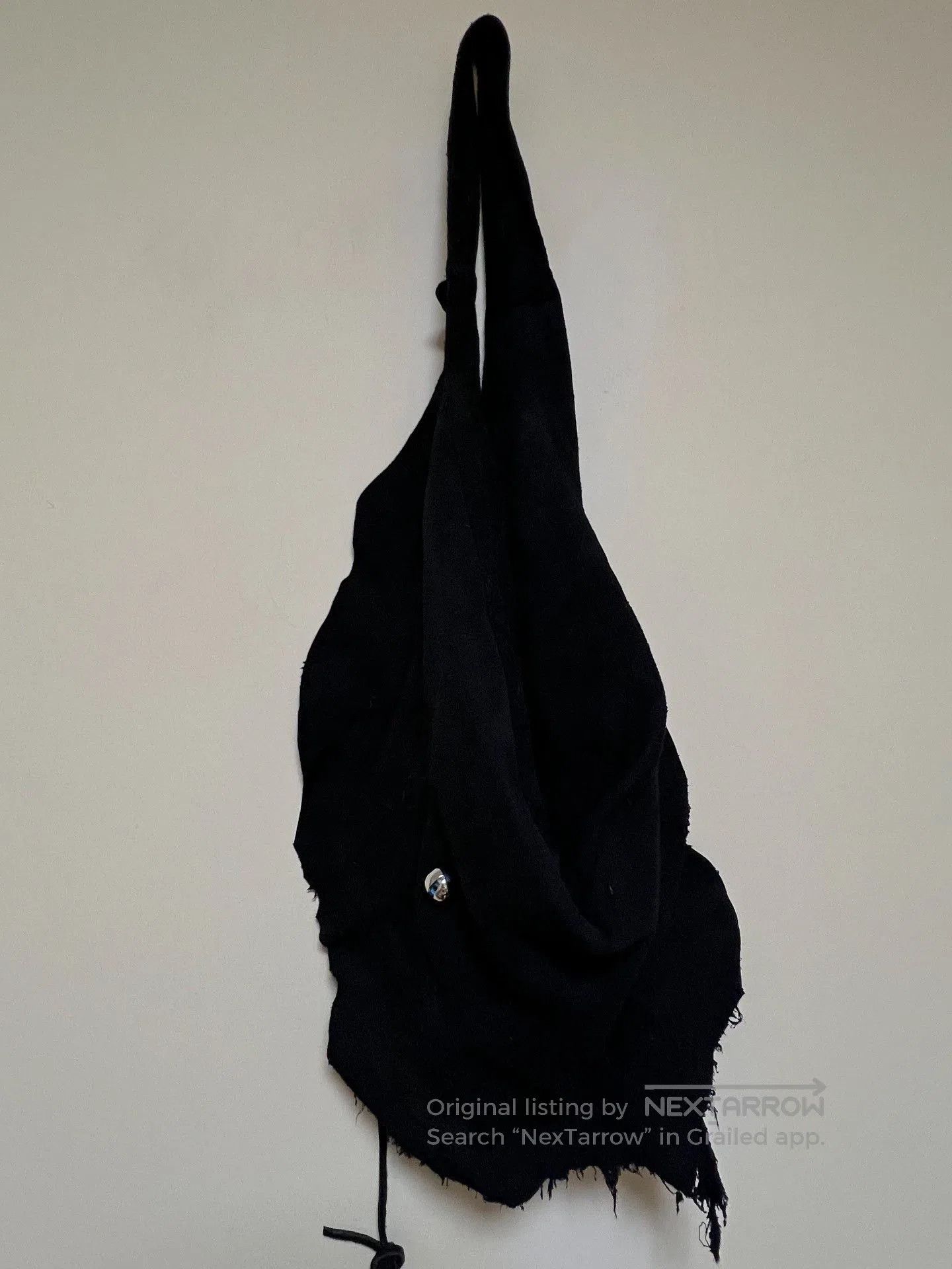 Jun Takahashi UNDERCOVER Jun Takahashi Black Suede Deer Bag. Size ONE SIZE - 1 Thumbnail