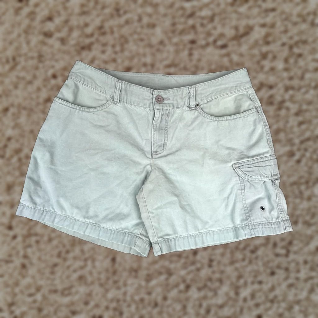 The North Face The North Face Cargo Shorts Womens 8 Green Cotton Twill Hiking Outdoor 32x6 Size 30" / US 8 / IT 44 - 1 Thumbnail