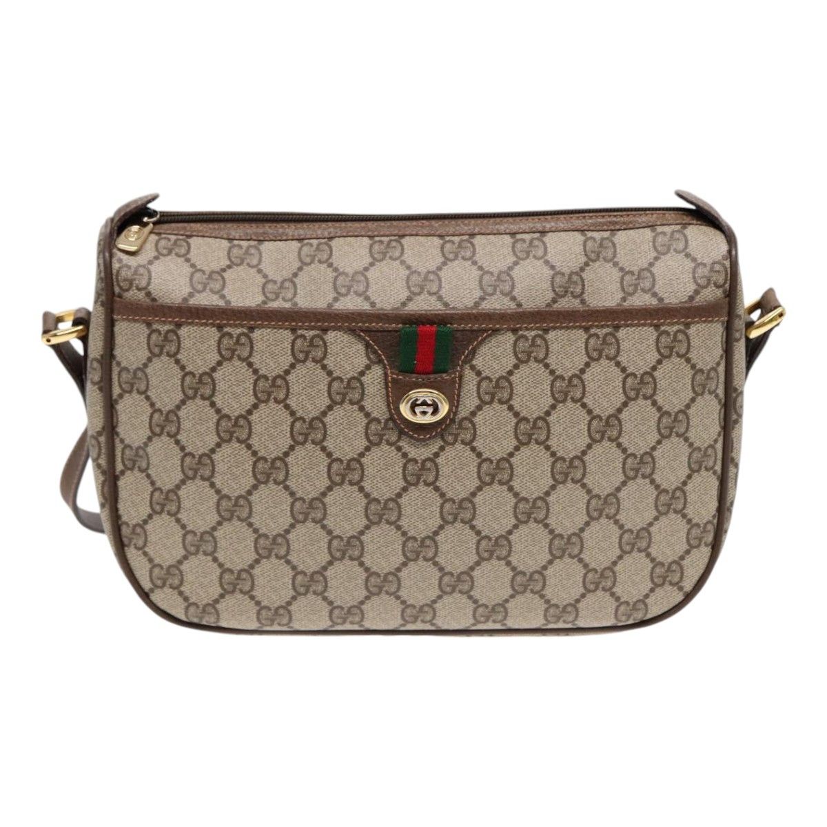 Gucci Ophidia Beige Canvas Shoulder Bag (Pre-Owned) Size ONE SIZE - 1 Thumbnail