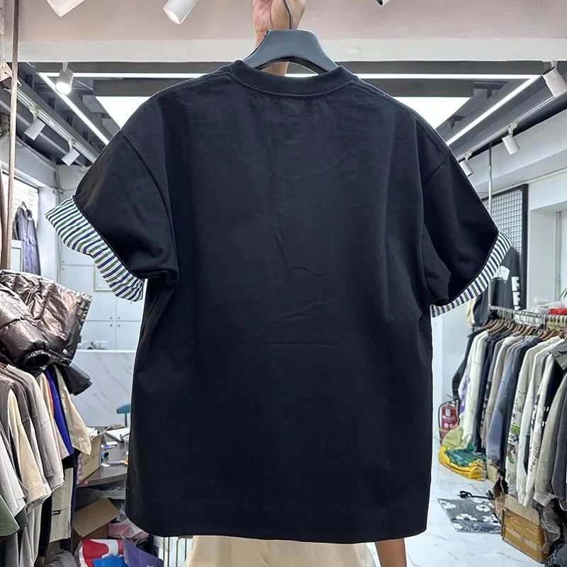 Japanese Brand × Vintage Striped High Gram Restitched Shirt Size US XL / EU 56 / 4 - 2 Thumbnail
