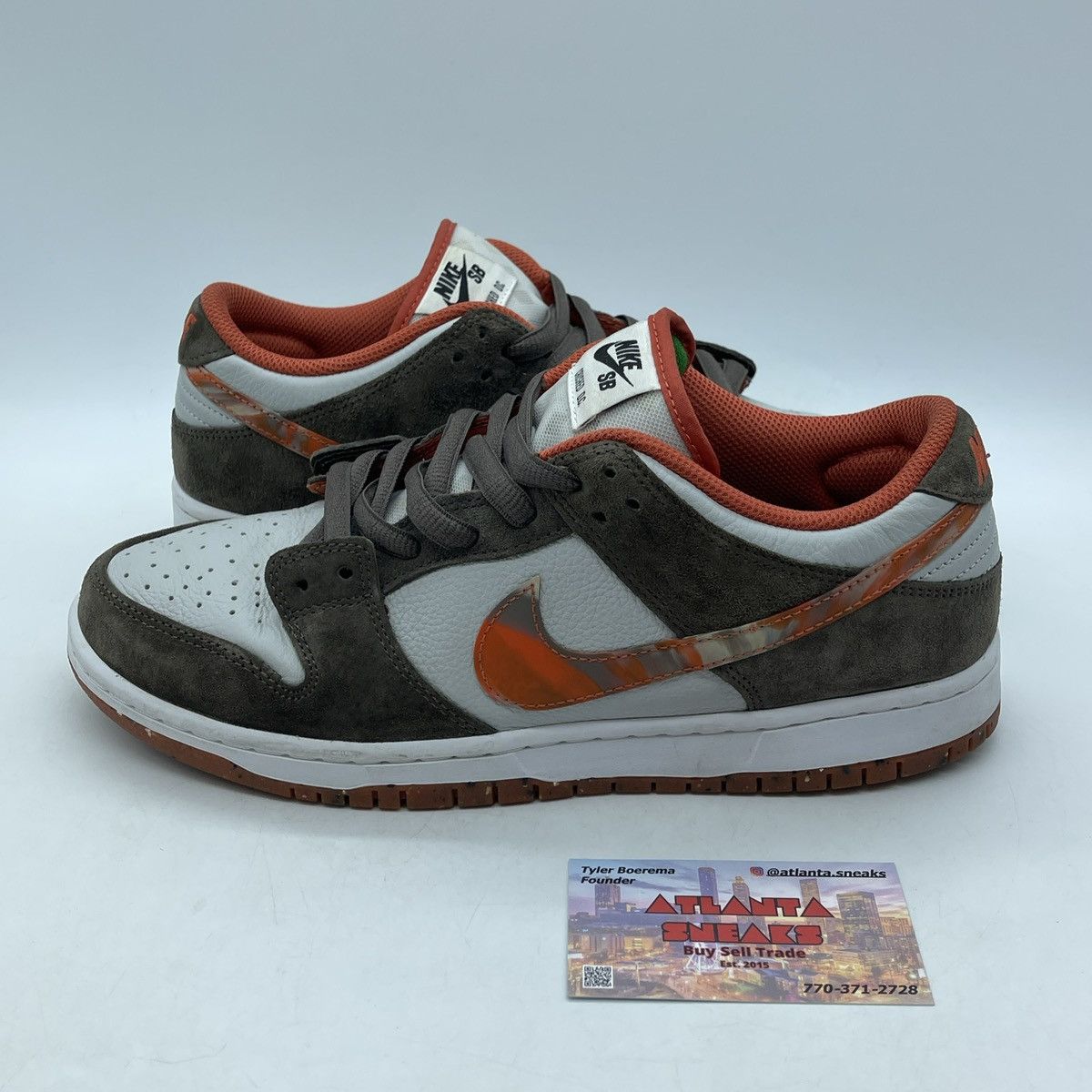 Crushed D.C. x Dunk low golden hour