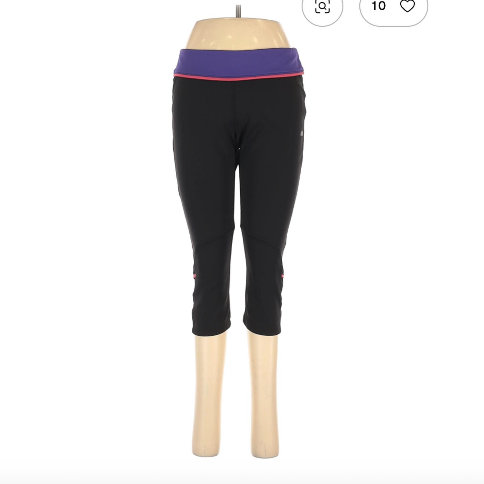 New Balance New Balance Black Purple Pink Active Pants Size Large Size 36" / US 14 / IT 50 - 1 Thumbnail