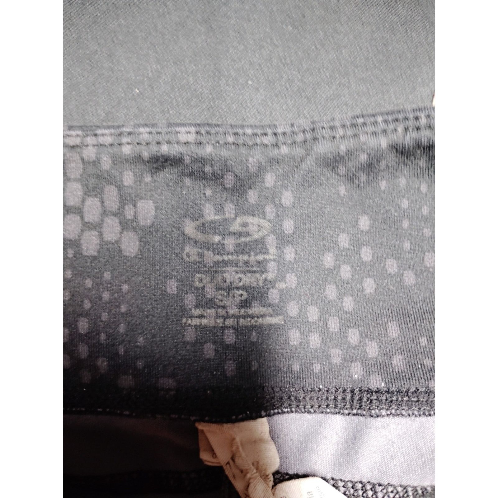 Champion Champion Duo Dry Gray Hex Dot Cropped Leggings Size 26" / US 2 / IT 38 - 5 Thumbnail