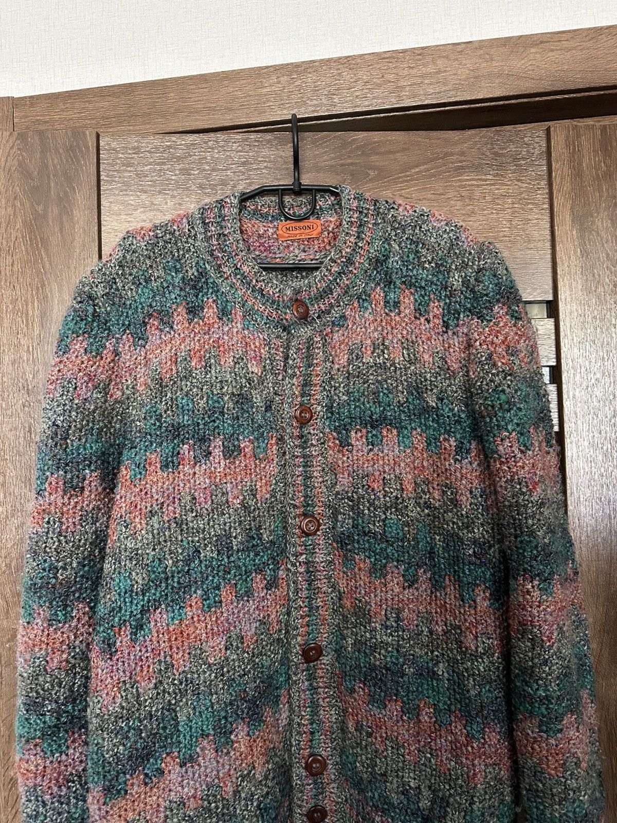 Missoni Missoni Italy Vintage Wool Knit Jacket Pullover 90s Size US L / EU 52-54 / 3 - 5 Thumbnail