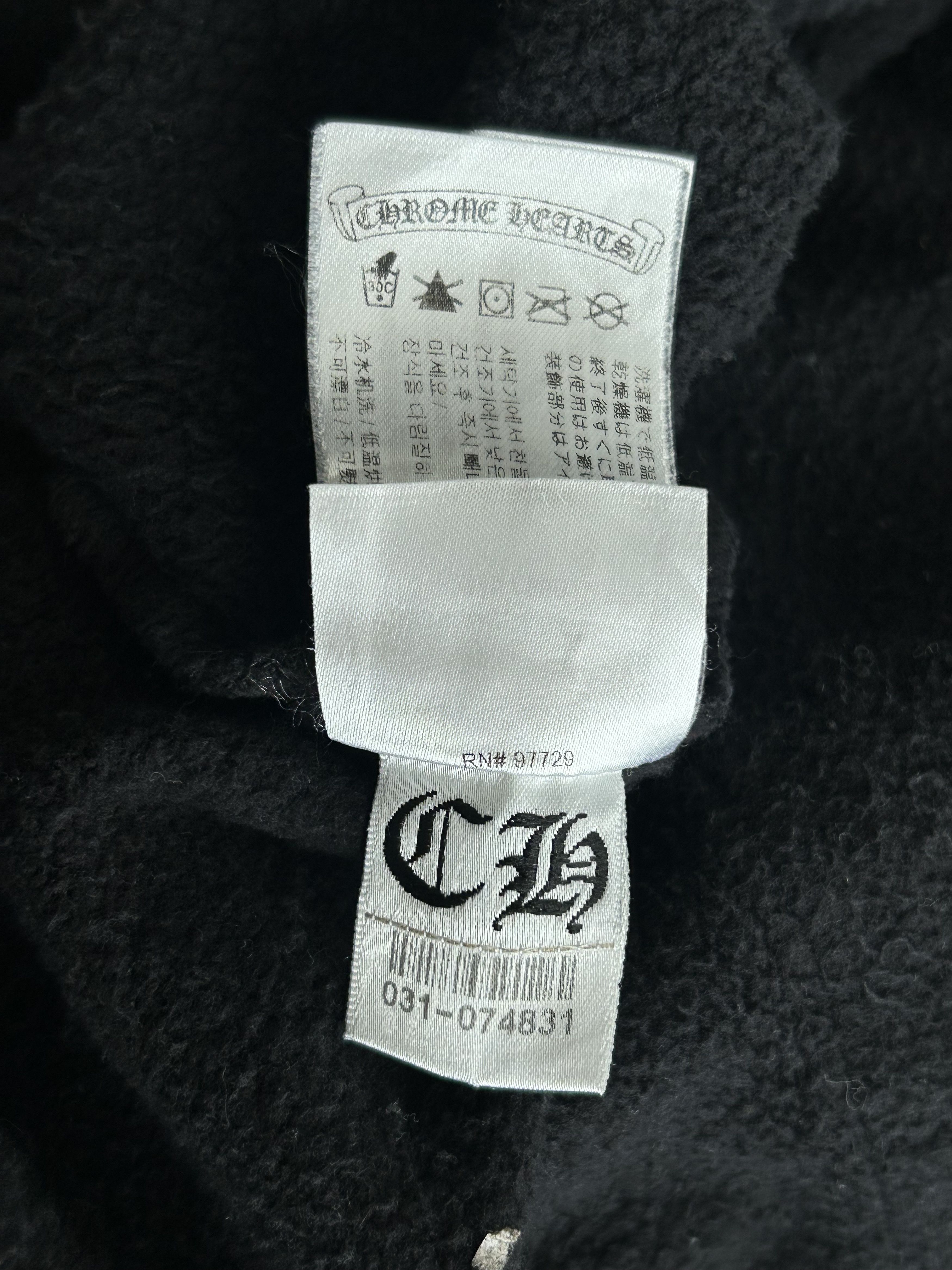 Chrome Hearts Chrome Hearts Black & Yellow Cross Logo Zip Up Hoodie Size US M / EU 48-50 / 2 - 7 Thumbnail