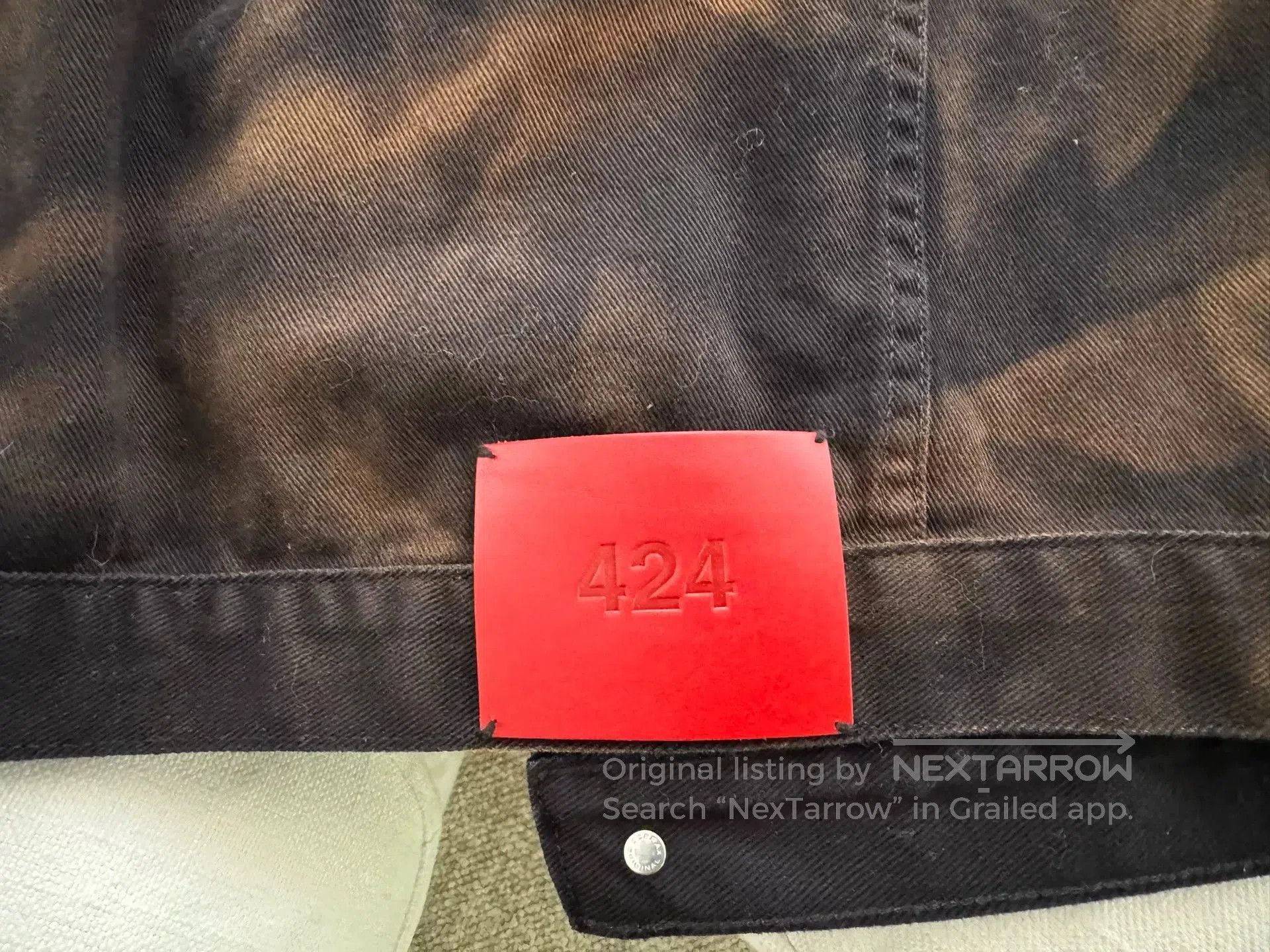 424 424 Denim Complex Wash Jacket. Size US M / EU 48-50 / 2 - 6 Thumbnail