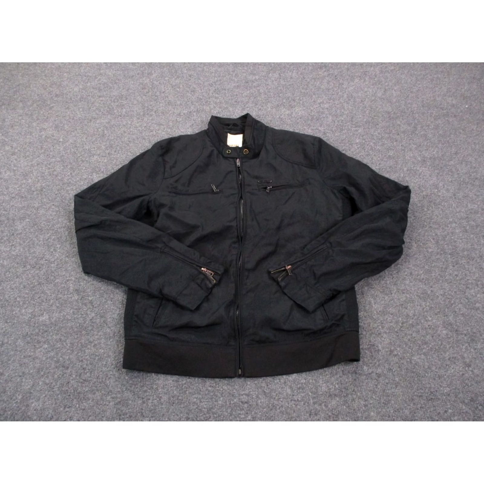 Diesel Diesel Jacket Womens L Black Zip Up Bomber Lightweight Workwear Outdoor Size L / US 10 / IT 46 - 2 Thumbnail