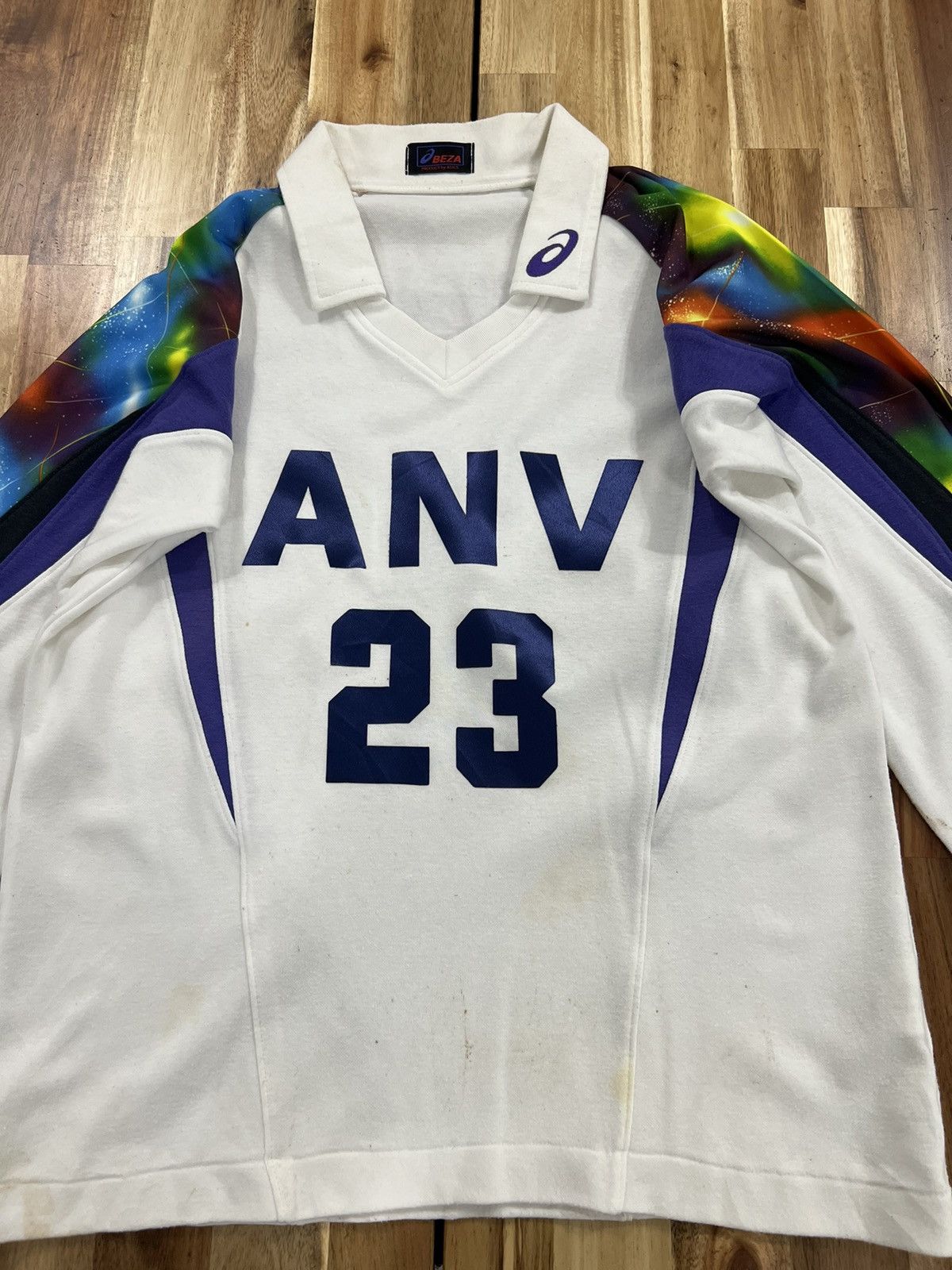Asics Vintage 80’s Match-worn Asics Japan #23 Volleyball Jersey Size US M / EU 48-50 / 2 - 2 Thumbnail