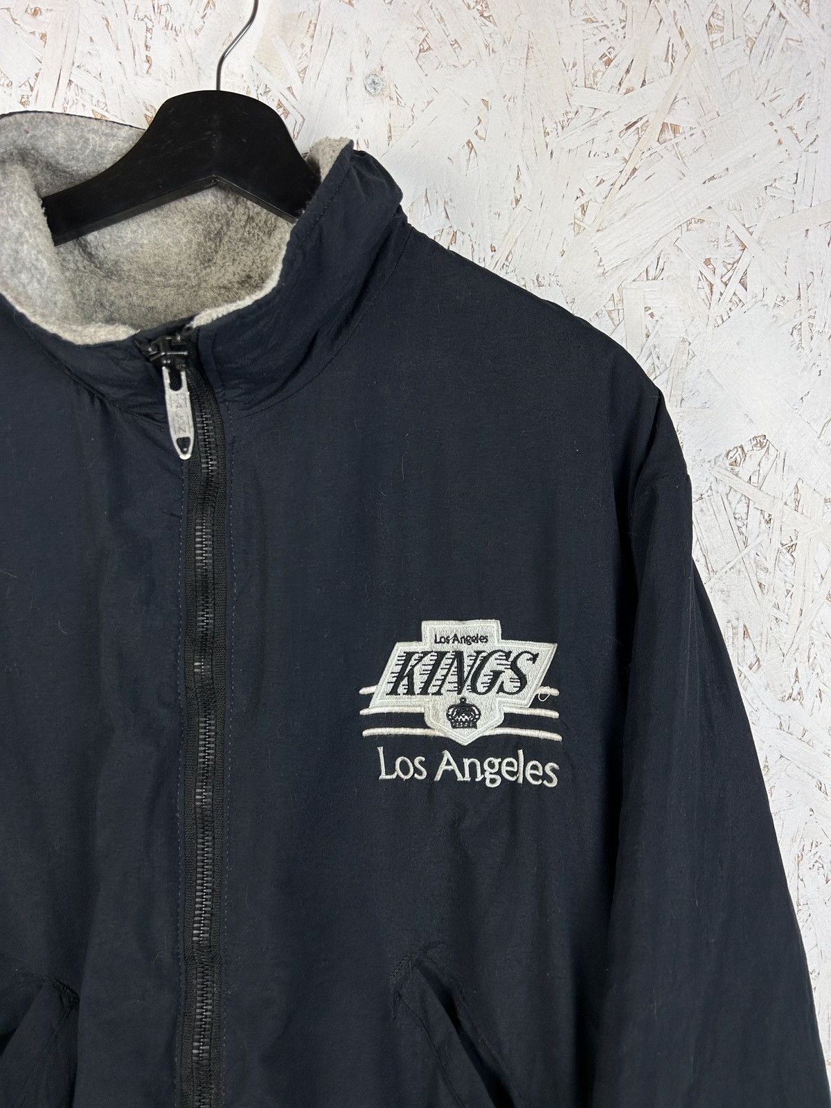 Delong 90s Vintage Delong NHL Los Angeles Kings Bomber Jacket Size US M / EU 48-50 / 2 - 2 Thumbnail