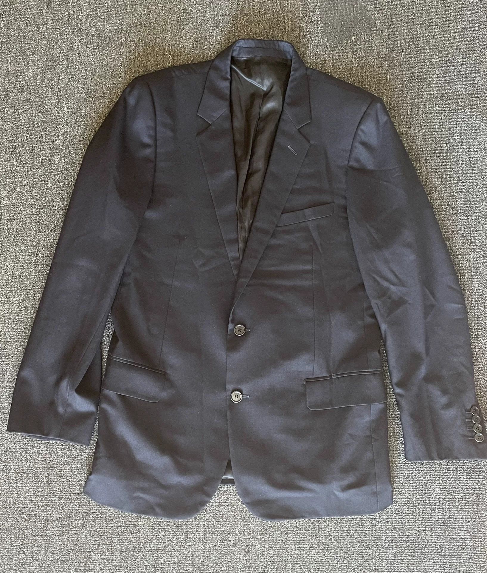 Dior black wool men's suit jacket by Dior Size US L / EU 52-54 / 3 - 1 Preview
