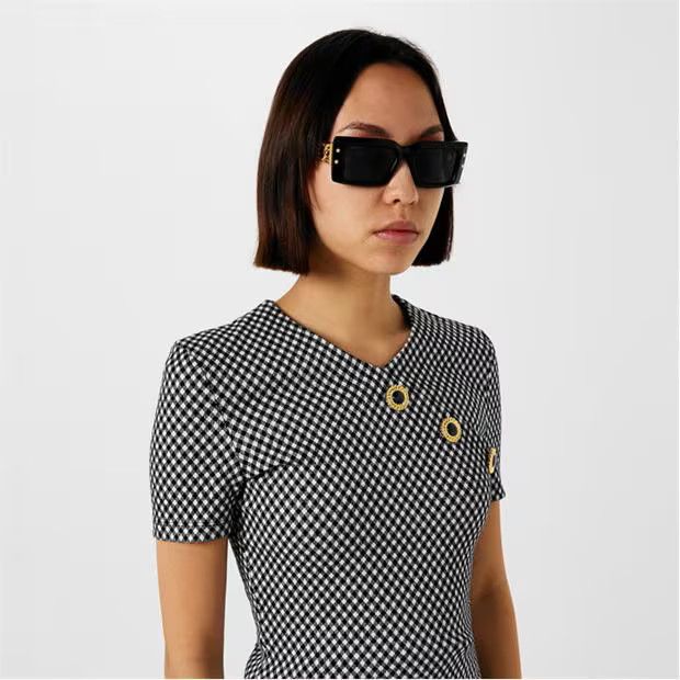Balmain o1g2r1mq1024 Size: OS / Sunglasses in Black & Gold Size ONE SIZE - 3 Thumbnail