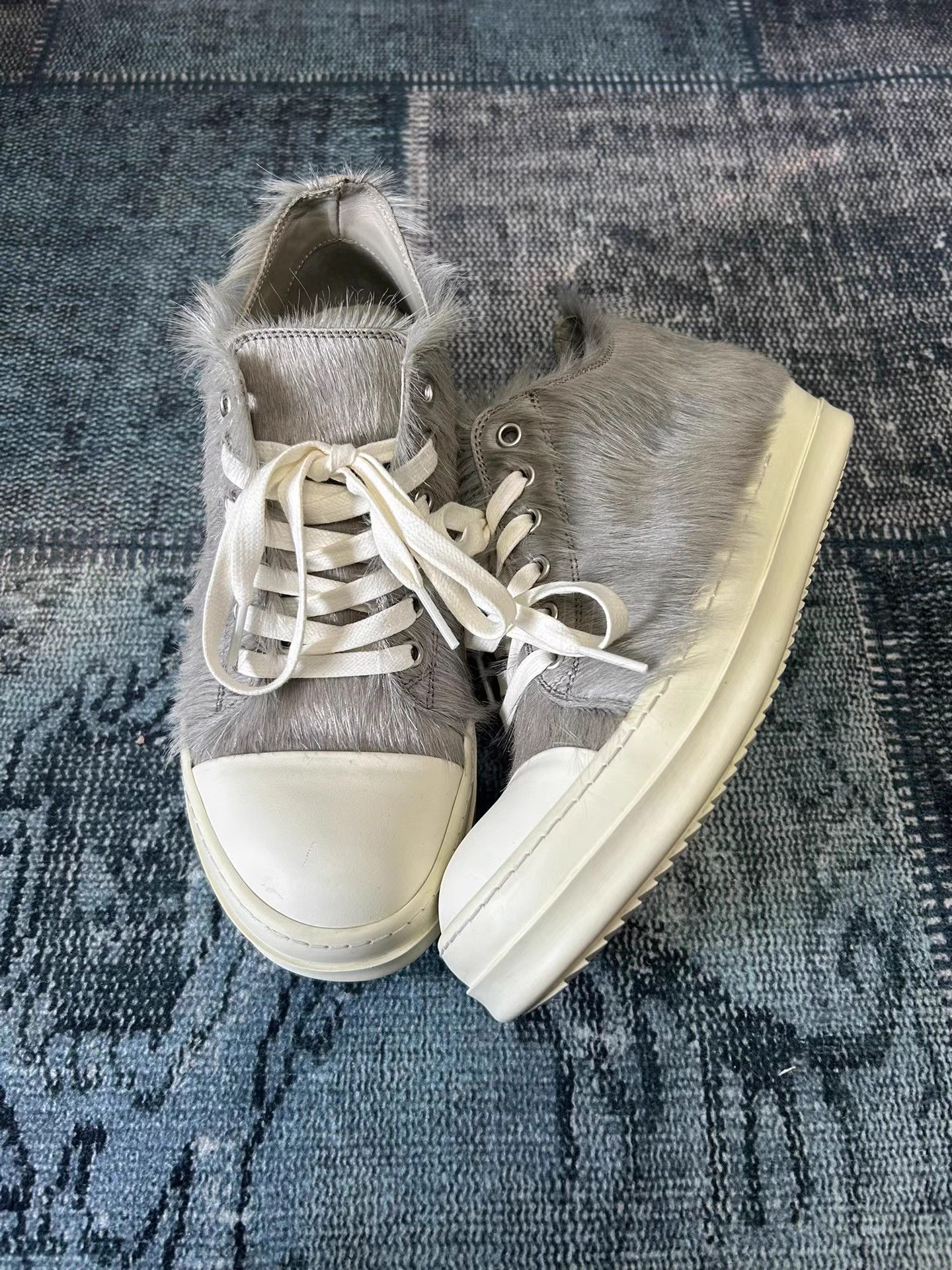 Rick Owens Rick Owens Mainline Low Top Converse Style Sneakers Size US 6 / IT 36 - 1 Thumbnail