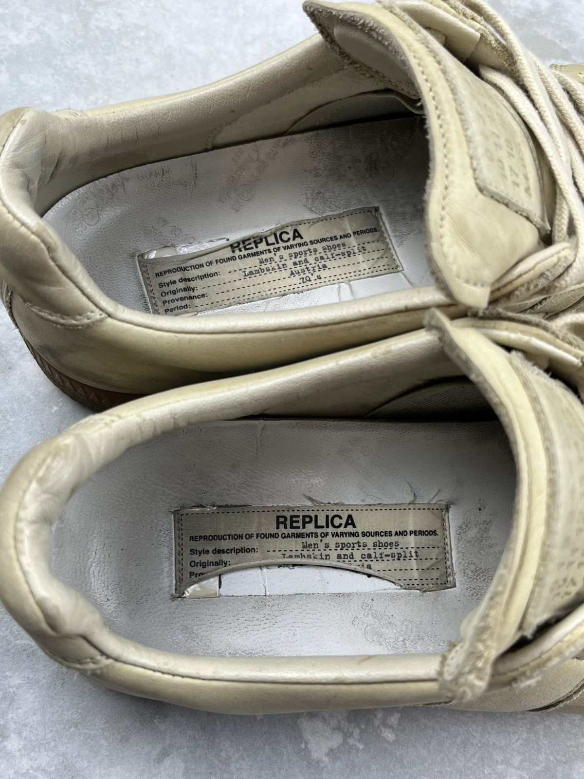 Maison Margiela AW16 Maison Margiela Paint Splatter Replica Gat Sneakers Size US 8 / EU 41 - 9 Thumbnail